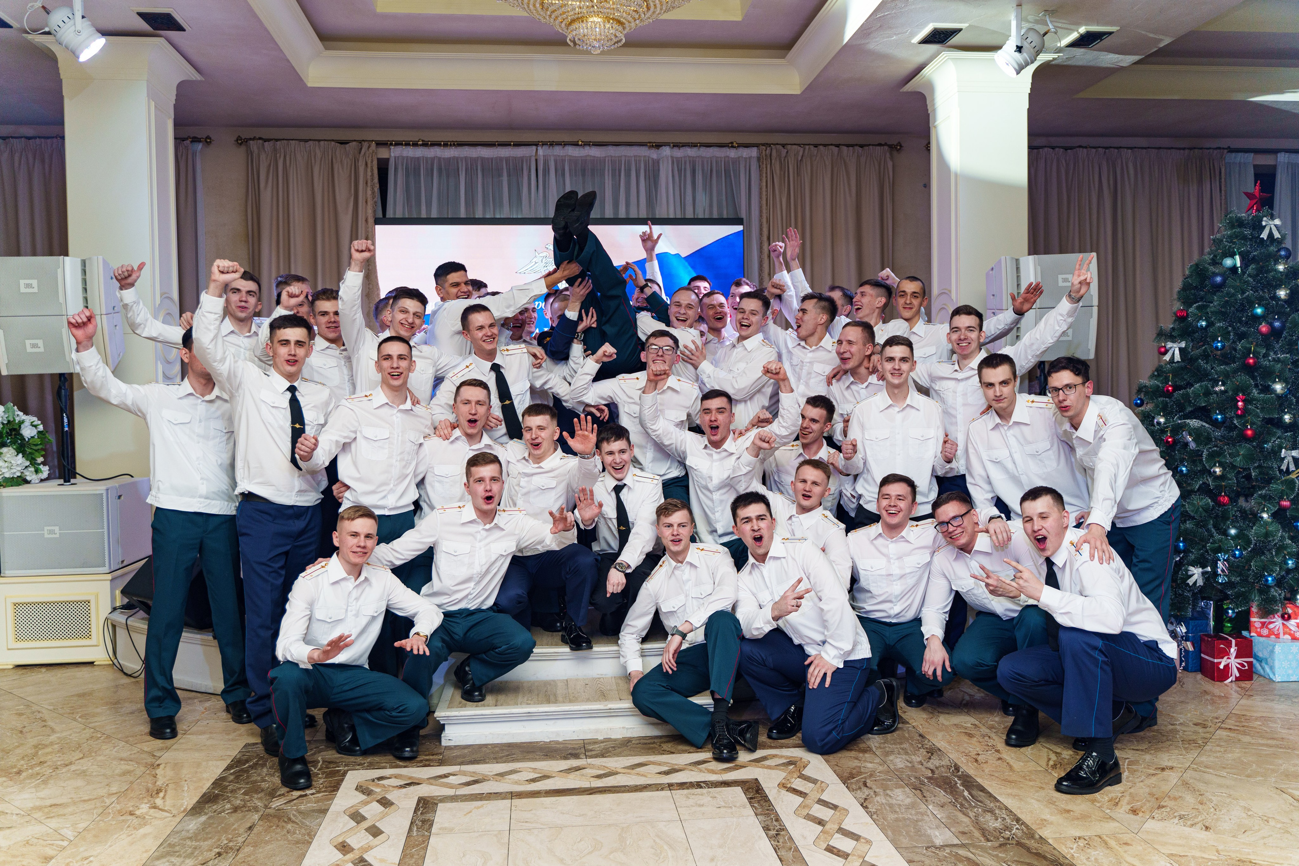 Фотосъемка выпуска военной академии и вручение дипломов