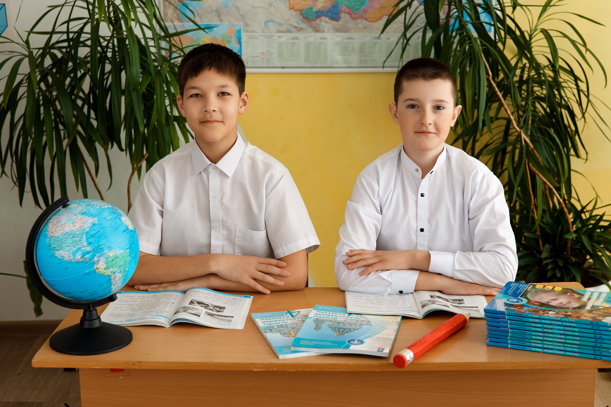 4 класс с. Барабаш. Фотограф Любовь Корниенко, Примоский край