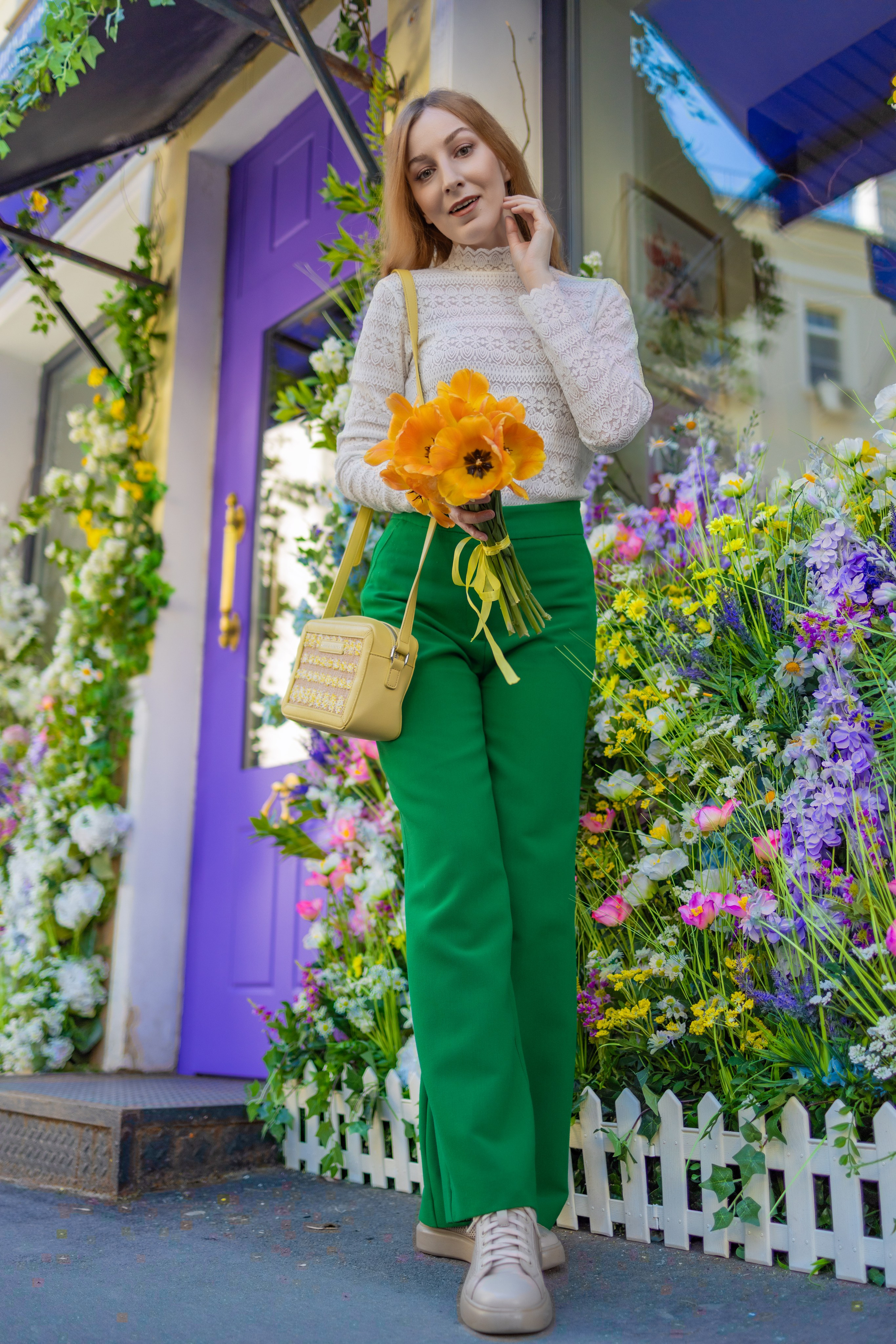 Весенняя прогулка с Еленой по Патриаршим. Репортажный, семейный и студийный фотограф в Москве Демин Алексей