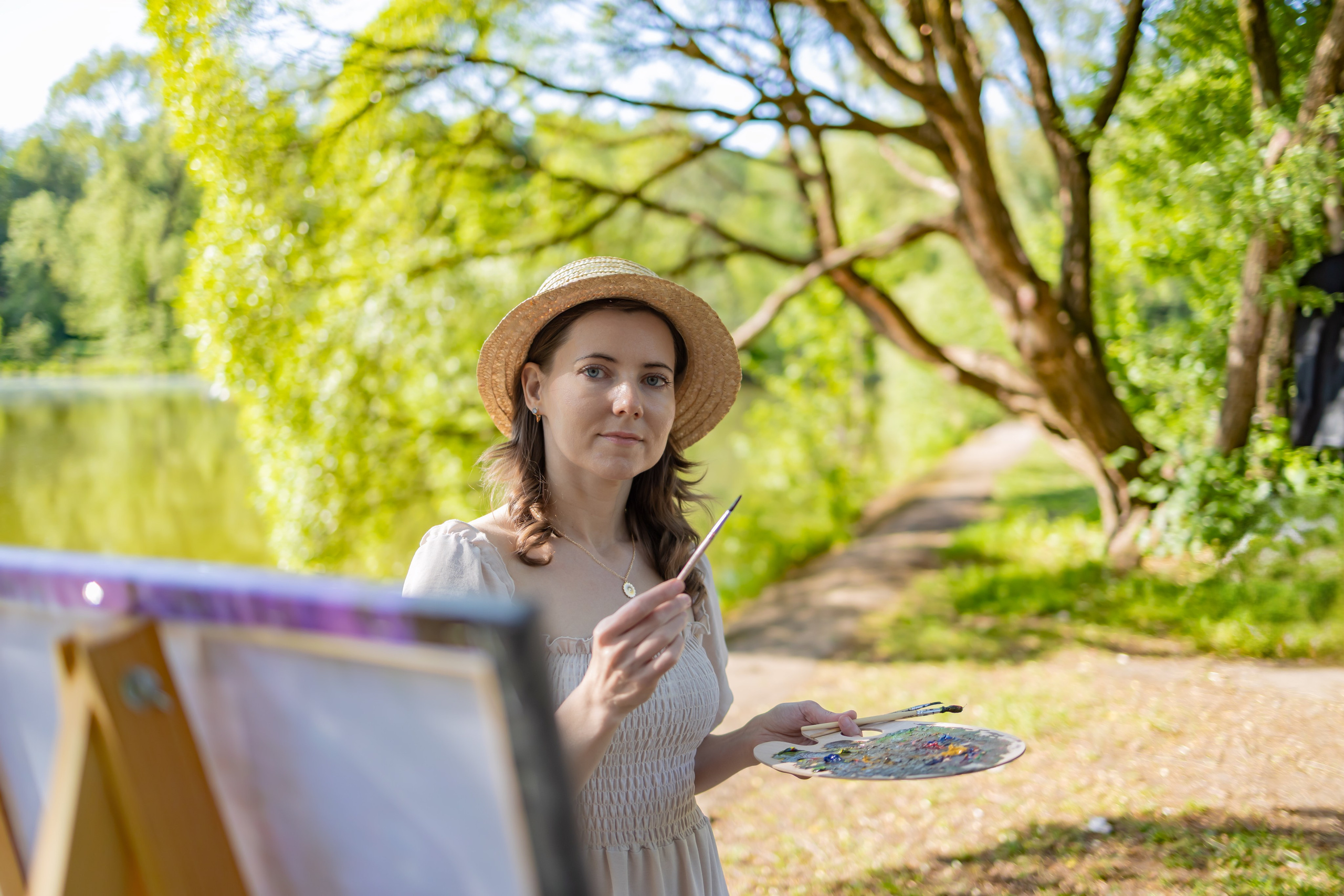 Фотосессия в стиле «Художница». Репортажный, семейный и студийный фотограф в Москве Демин Алексей