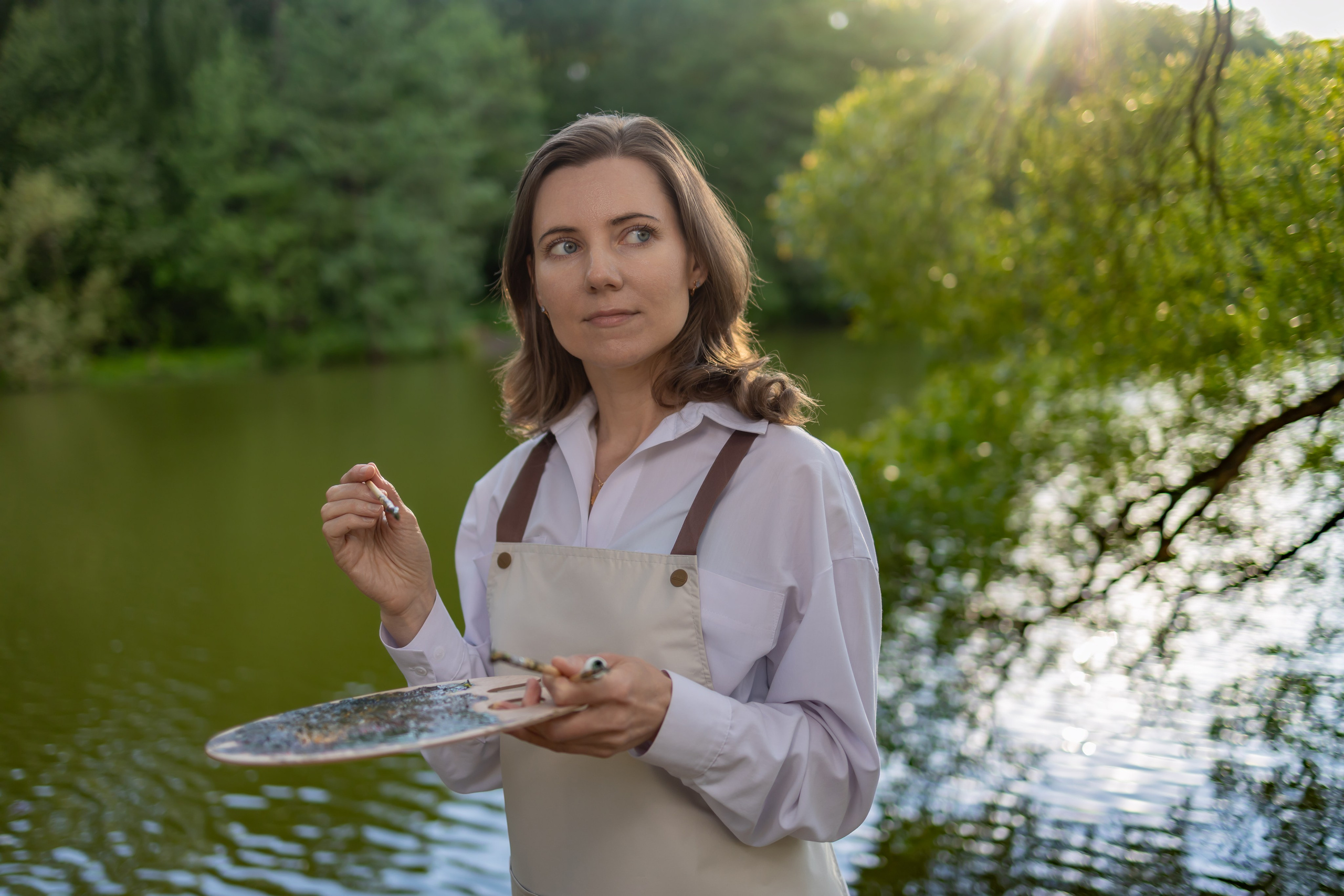 Фотосессия в стиле «Художница». Репортажный, семейный и студийный фотограф в Москве Демин Алексей