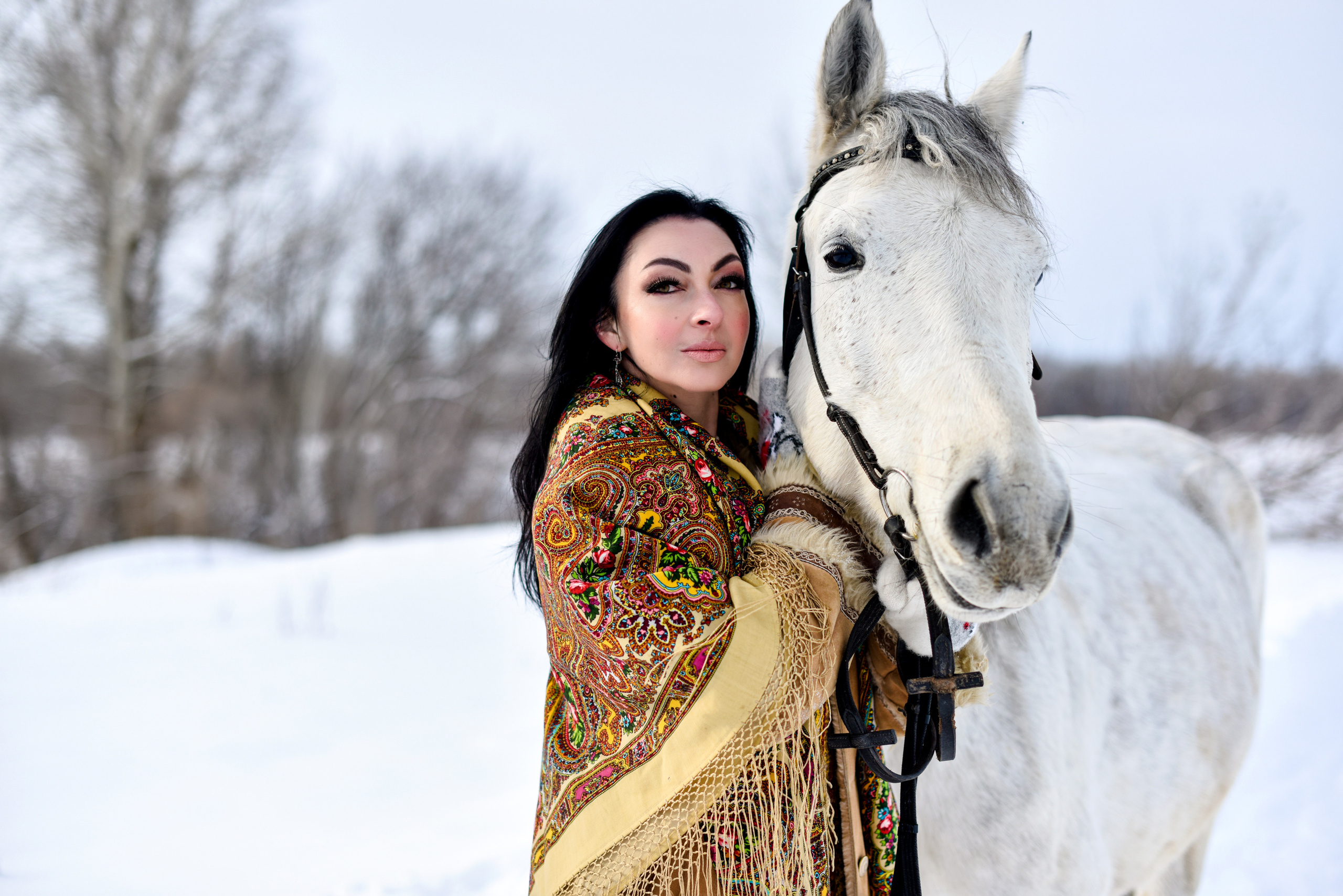 Юля и Лошадки