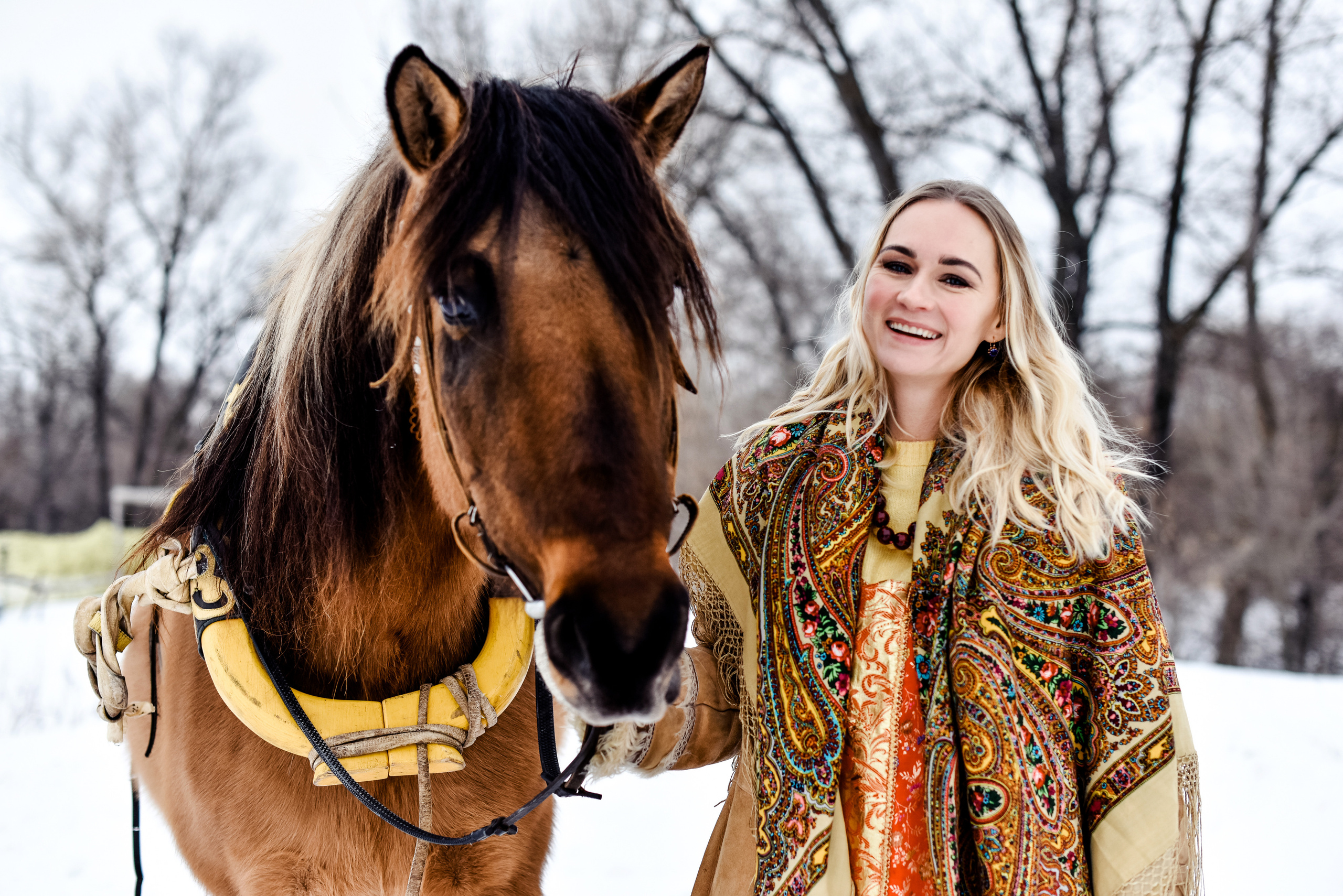 Анна и лошадки