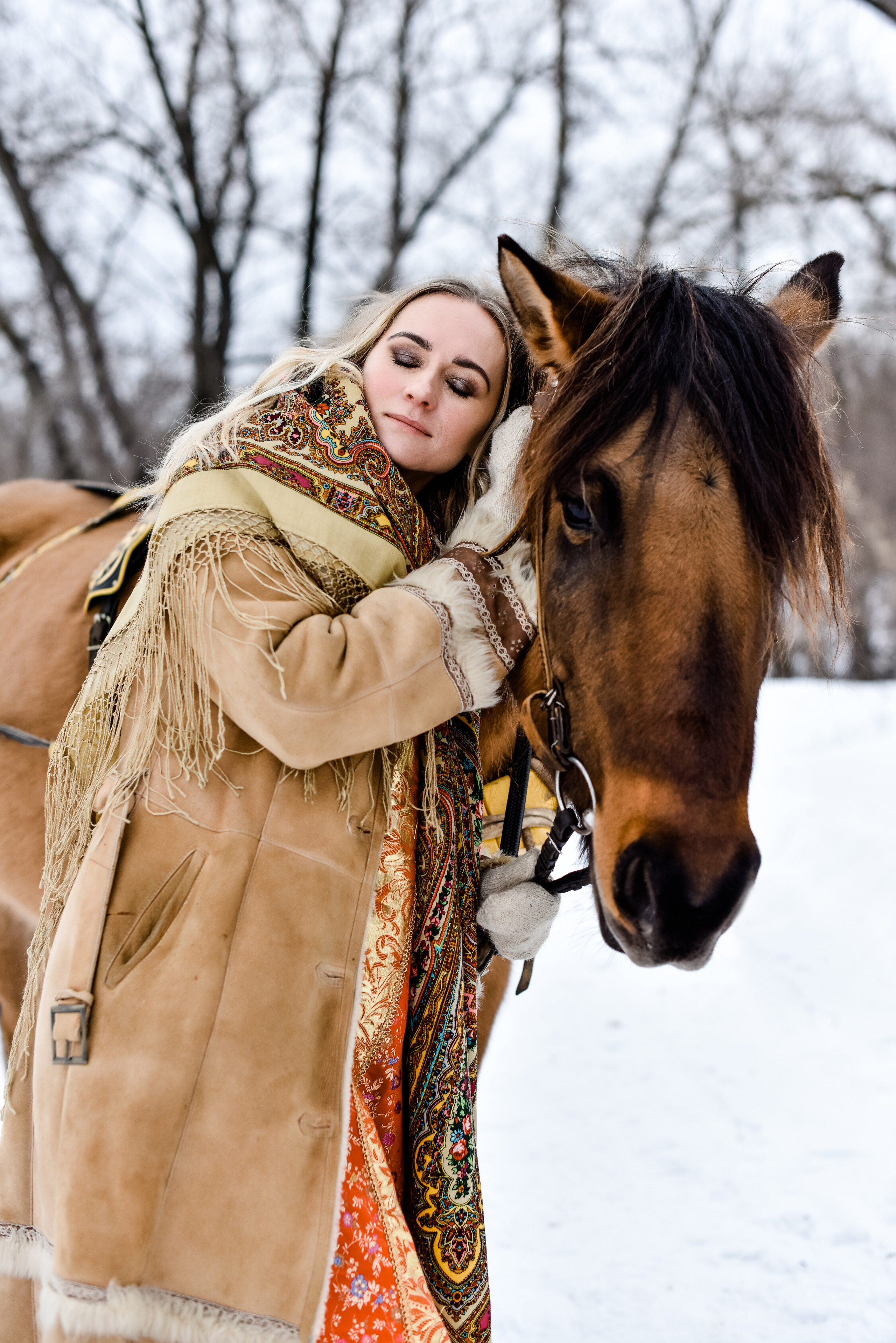 Анна и лошадки