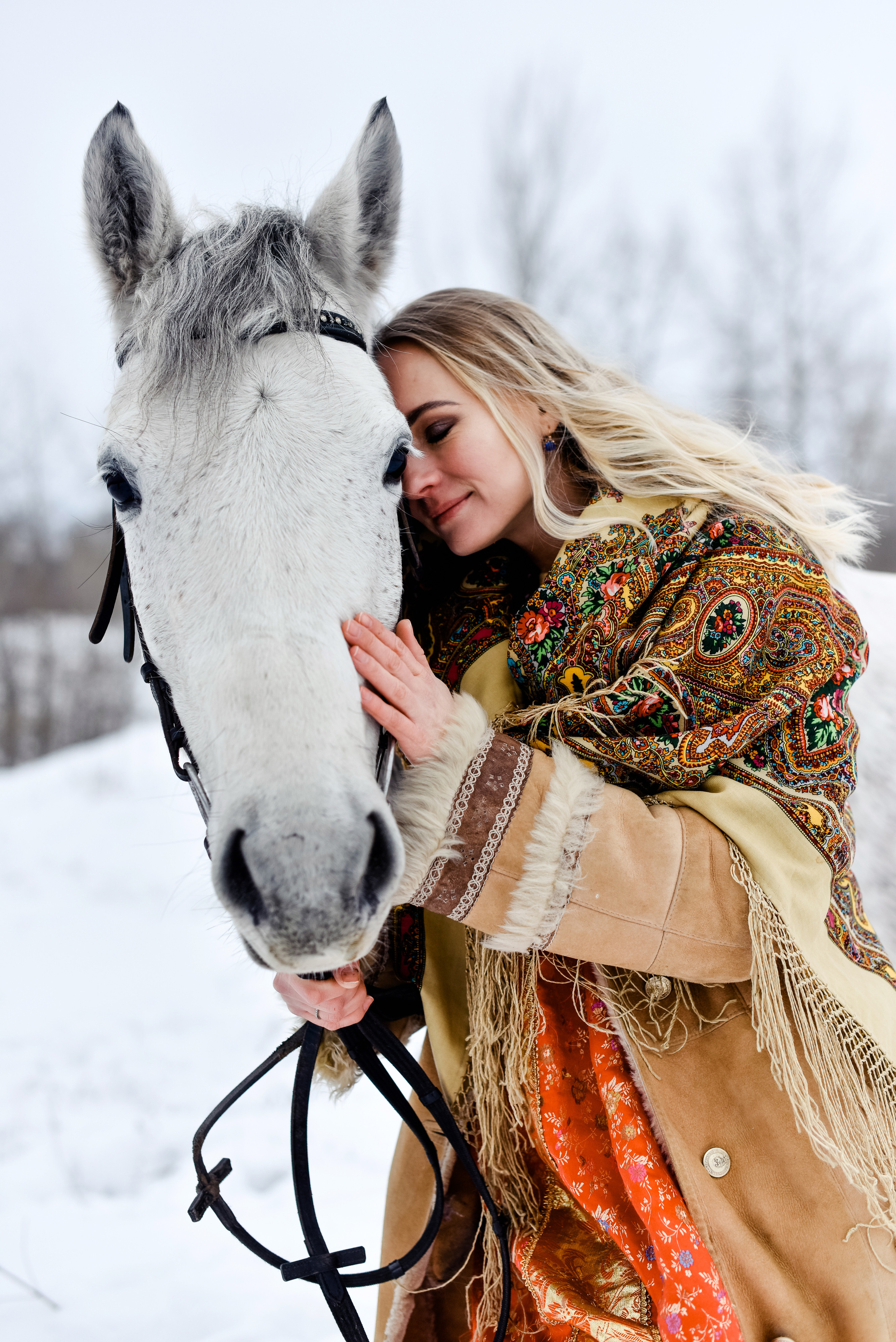 Анна и лошадки