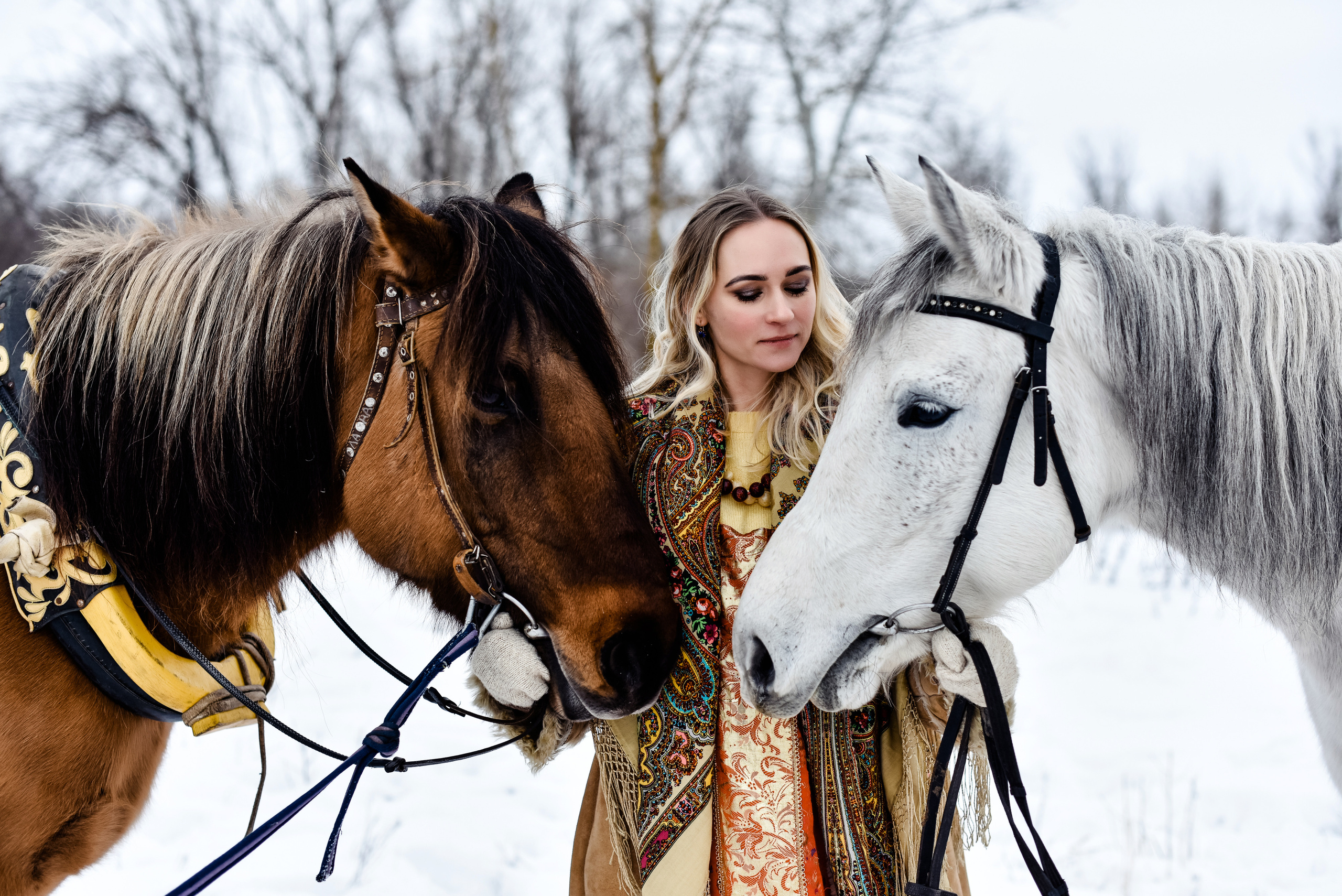 Анна и лошадки