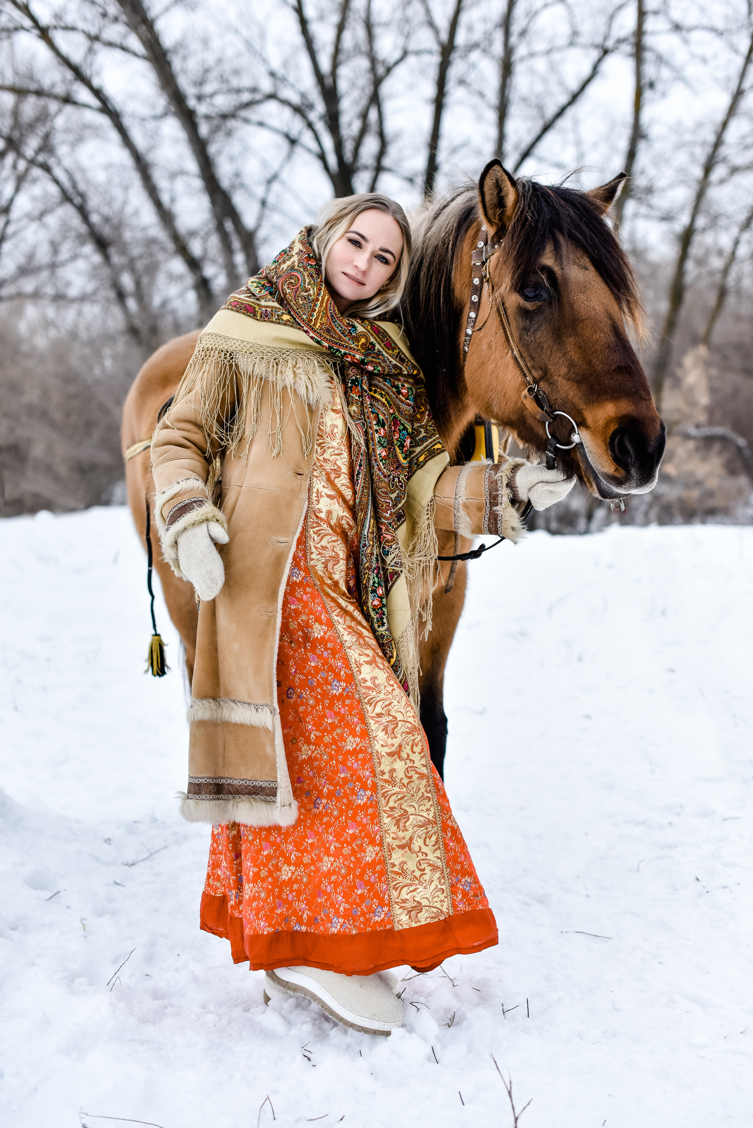 Анна и лошадки