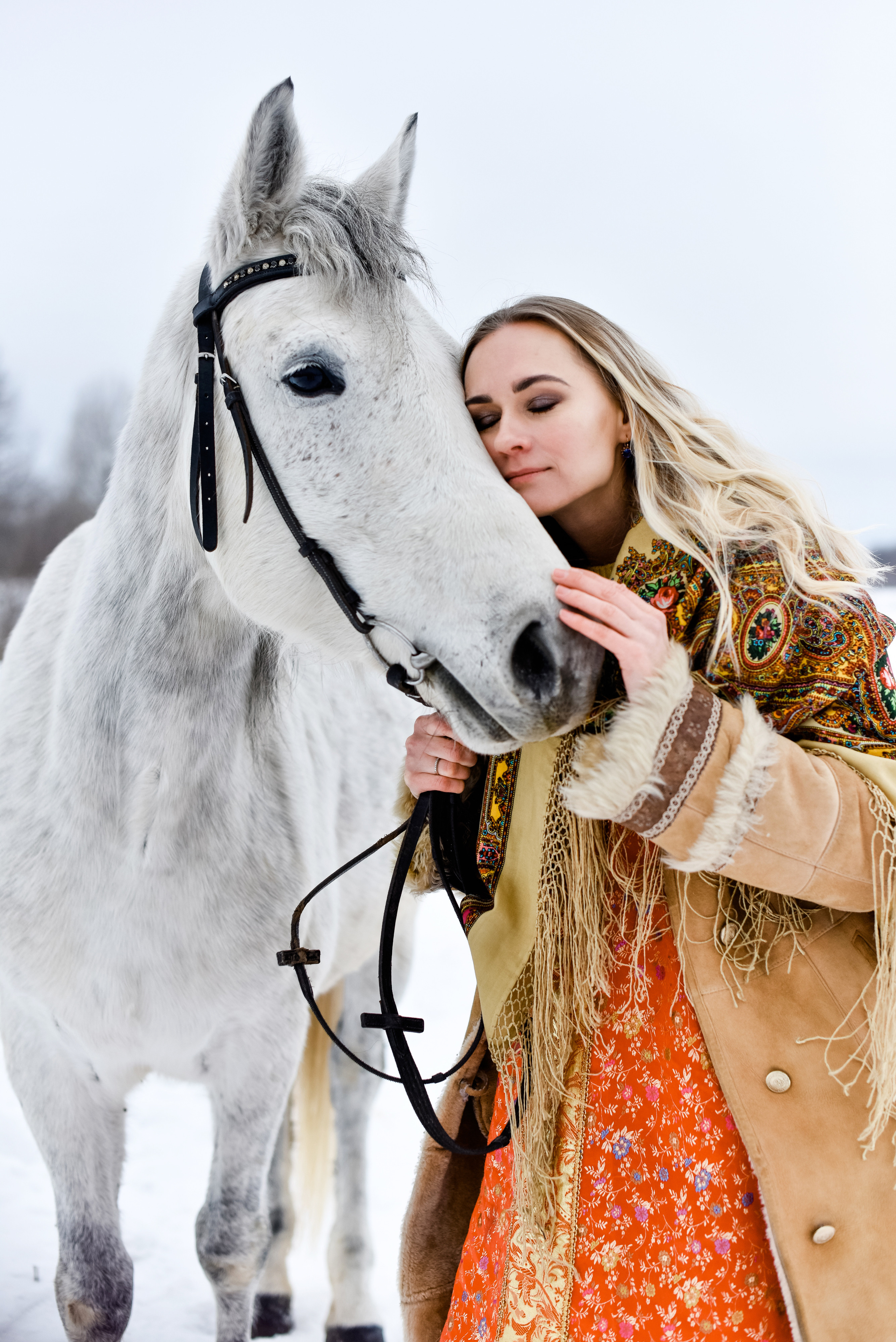 Анна и лошадки