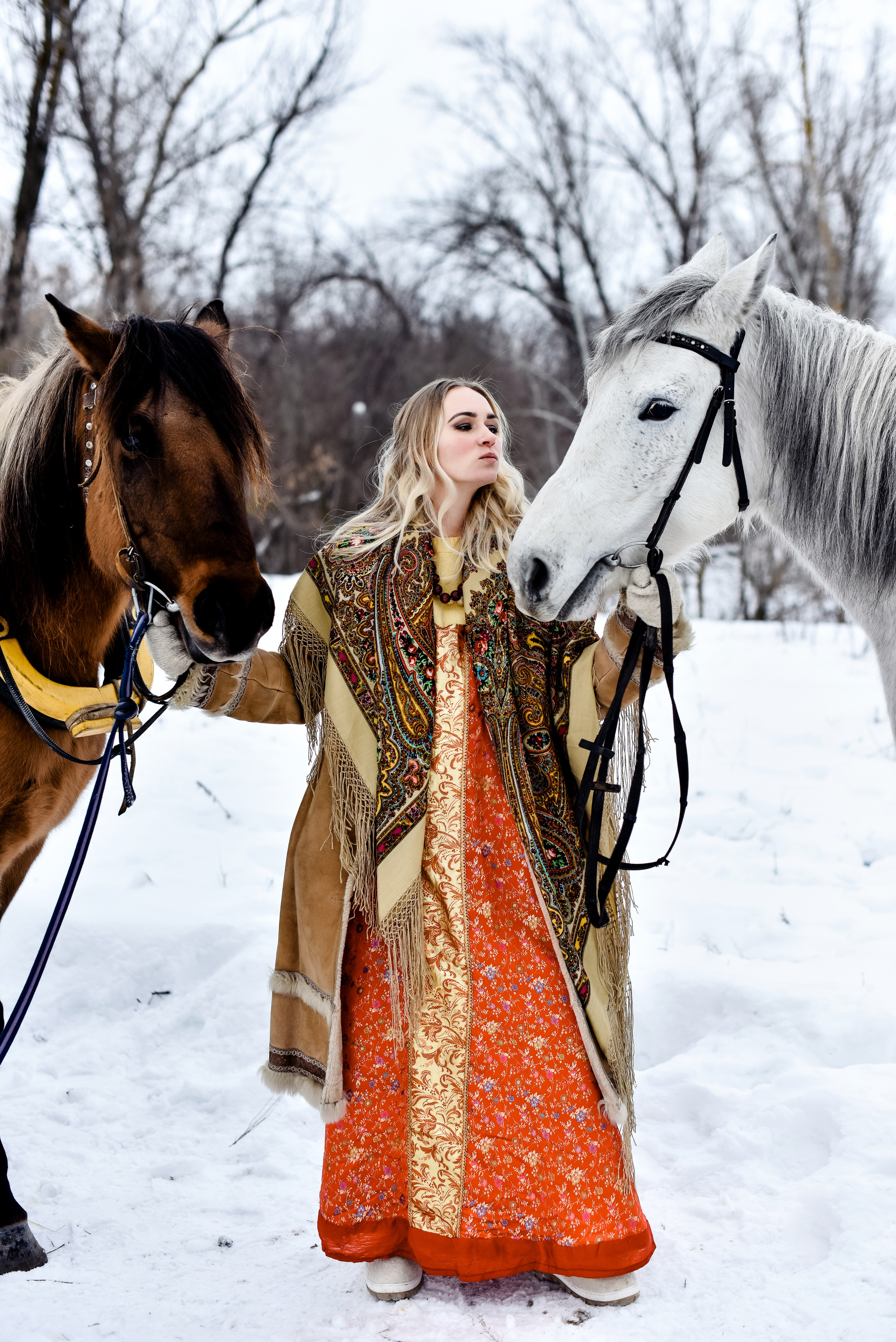 Анна и лошадки