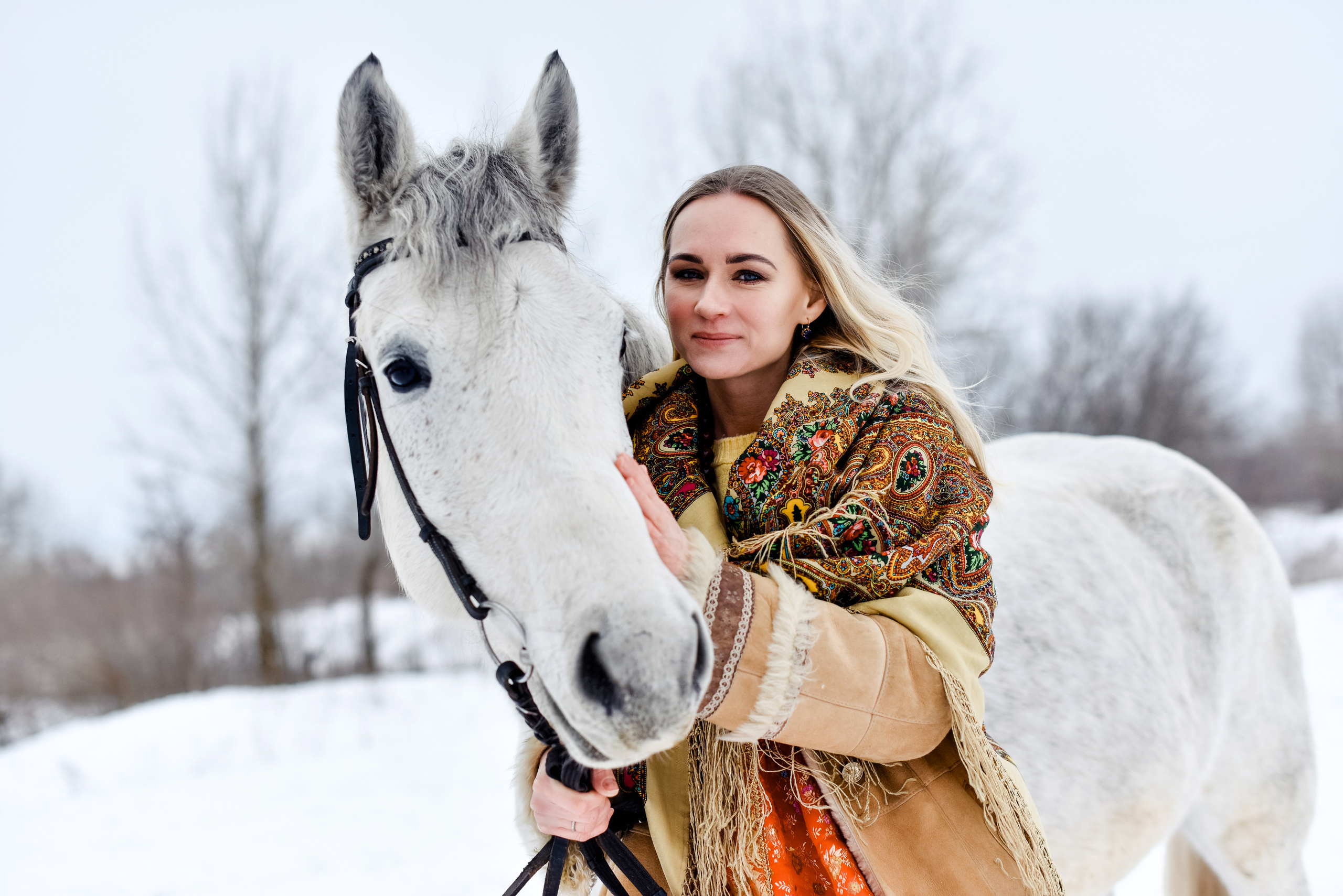 Анна и лошадки