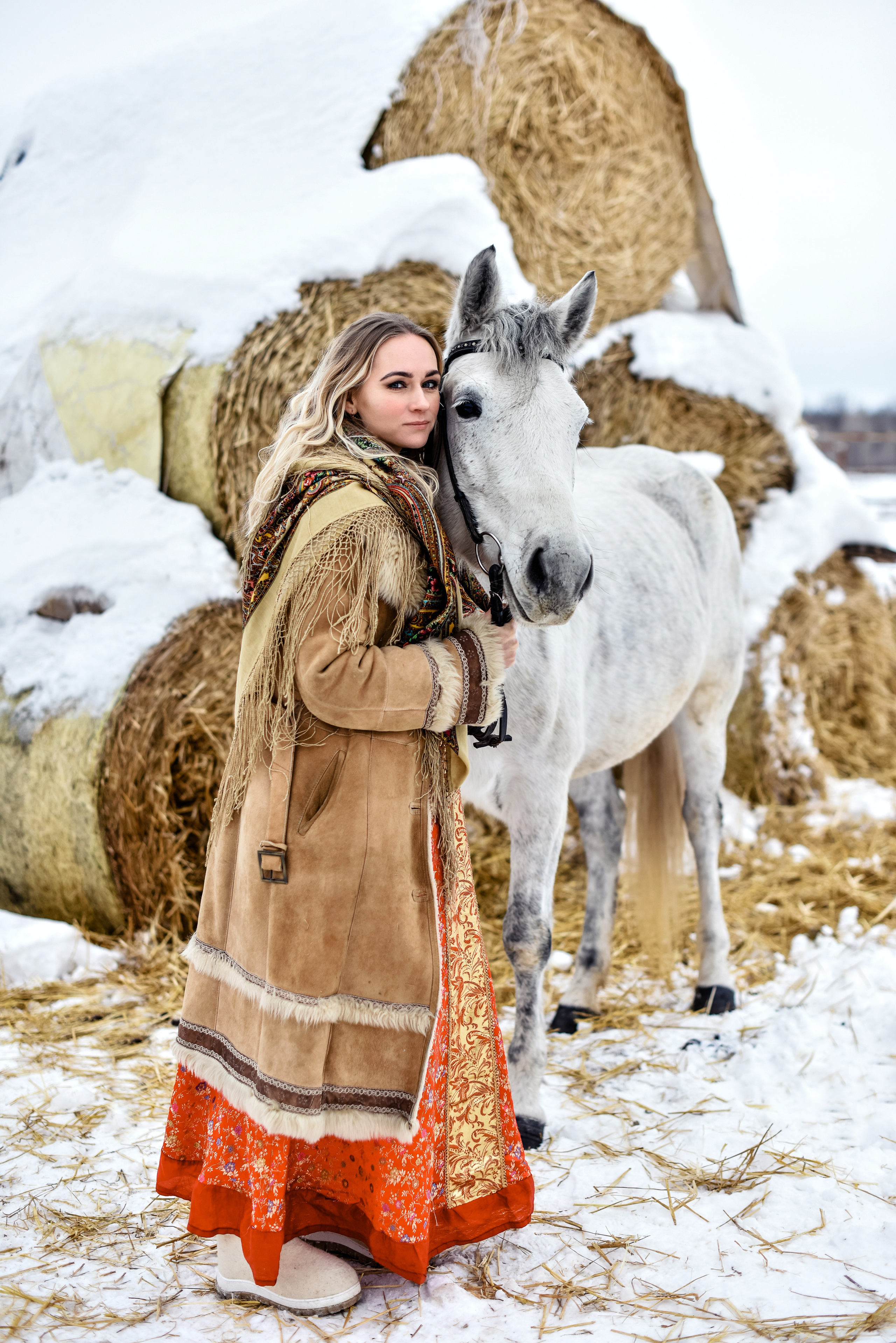 Анна и лошадки