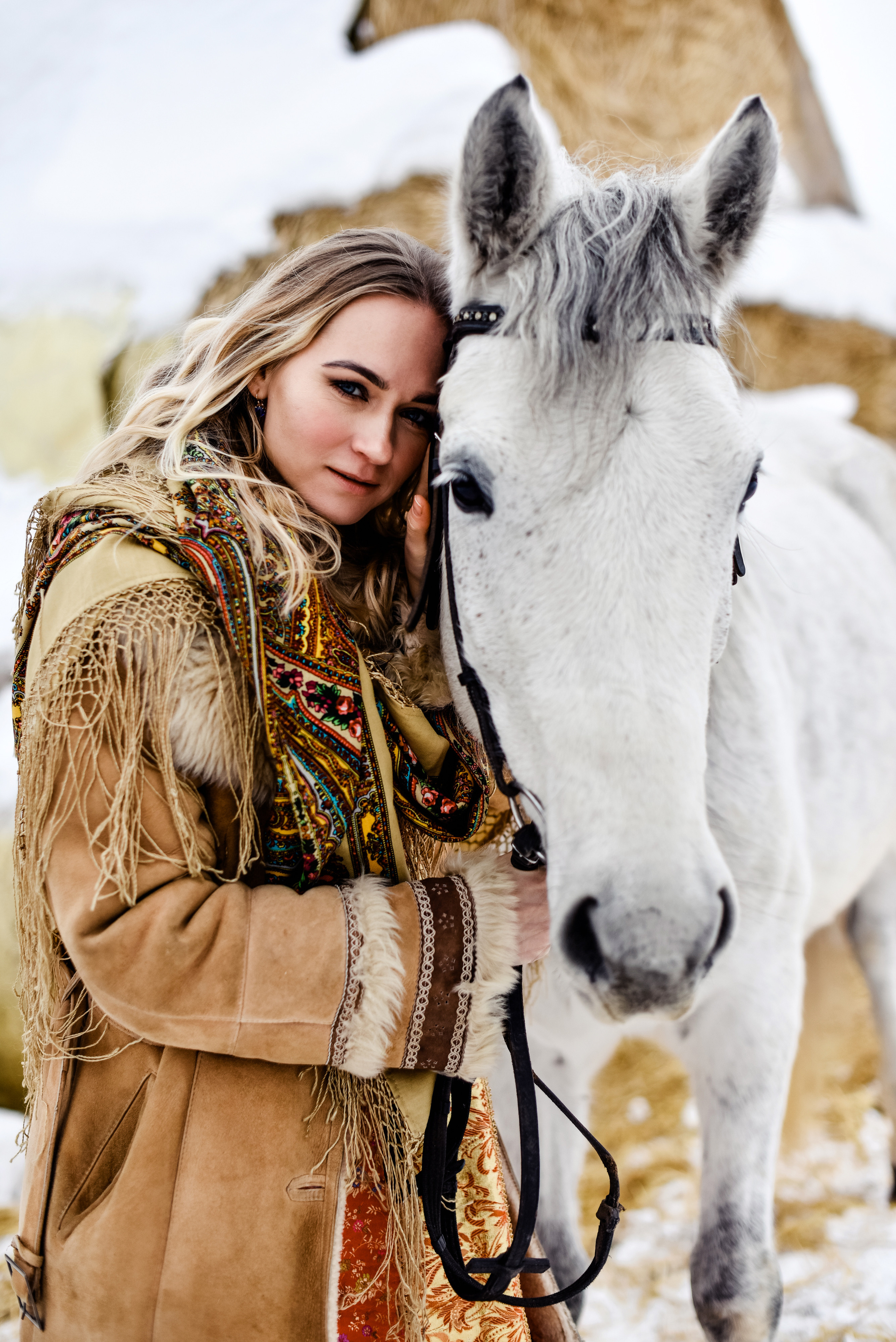 Анна и лошадки