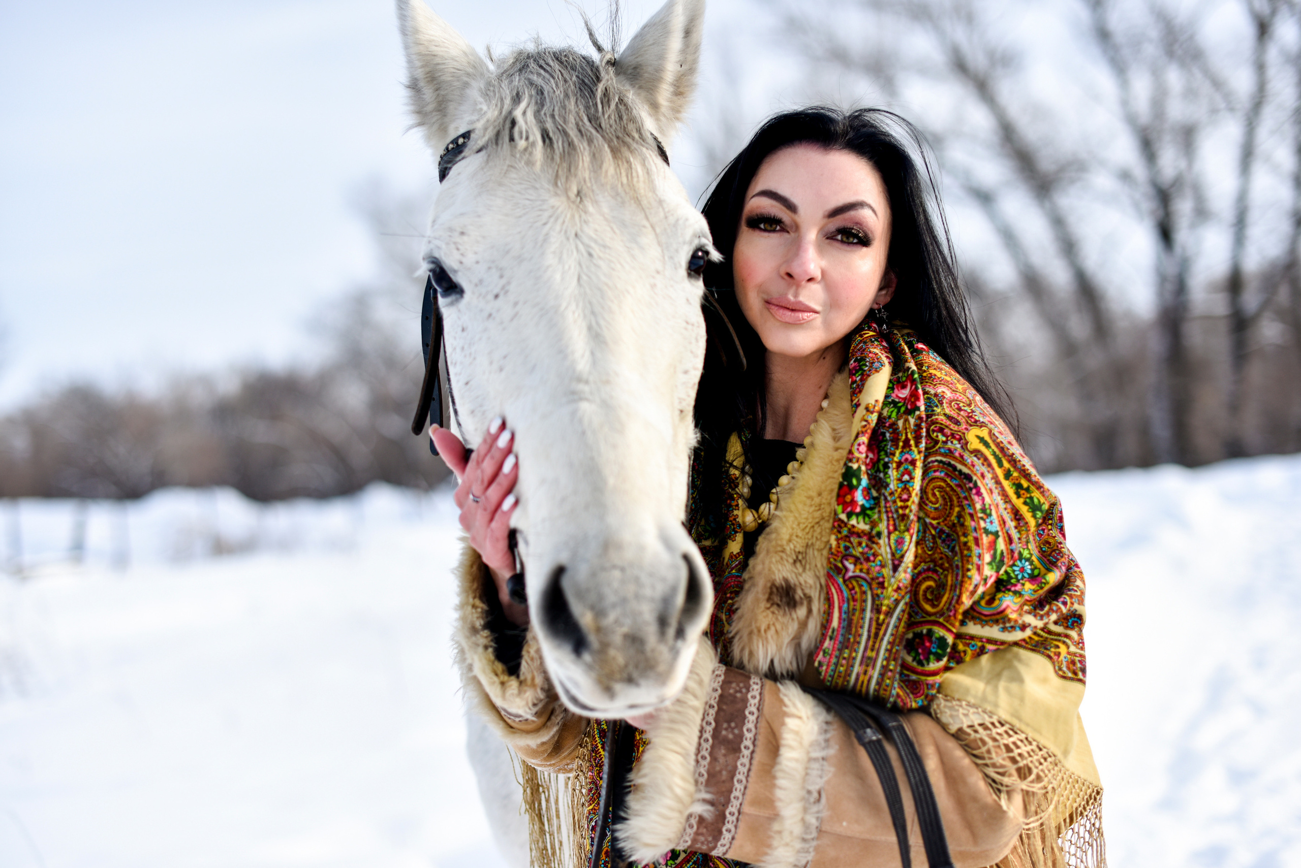 Юля и Лошадки