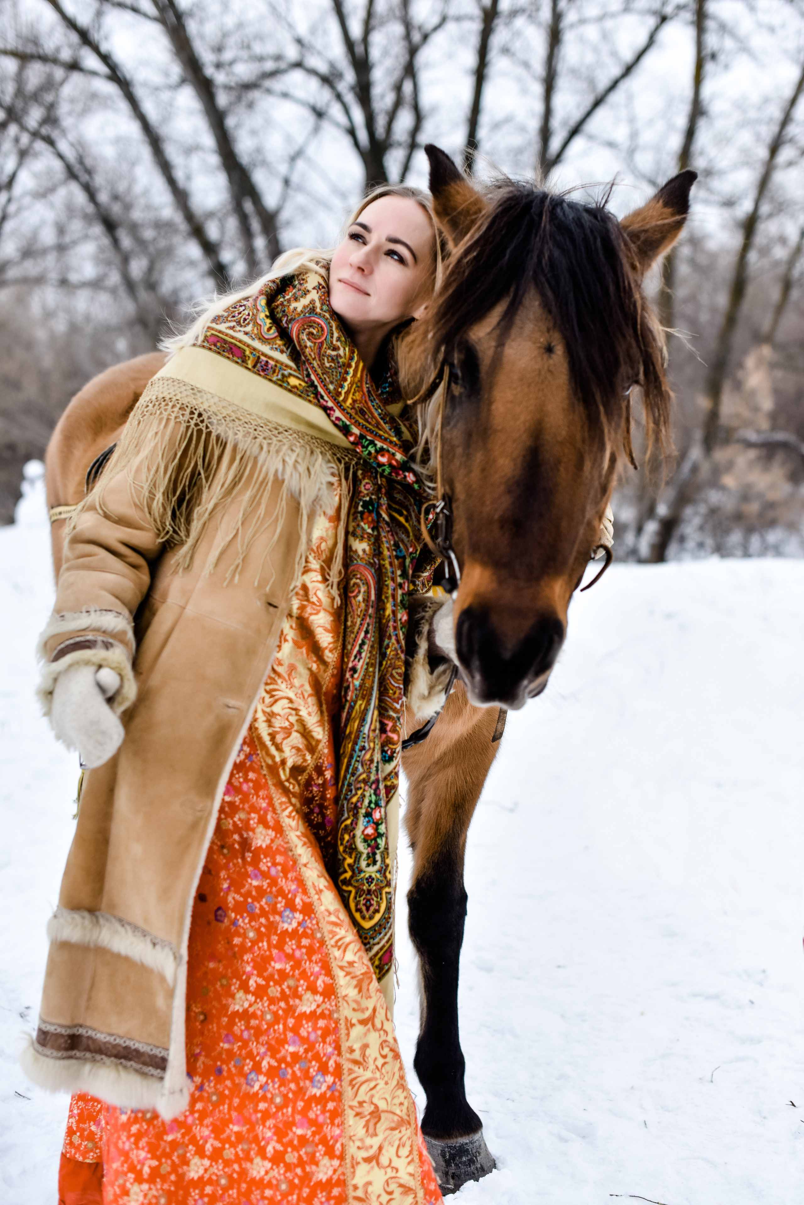 Анна и лошадки