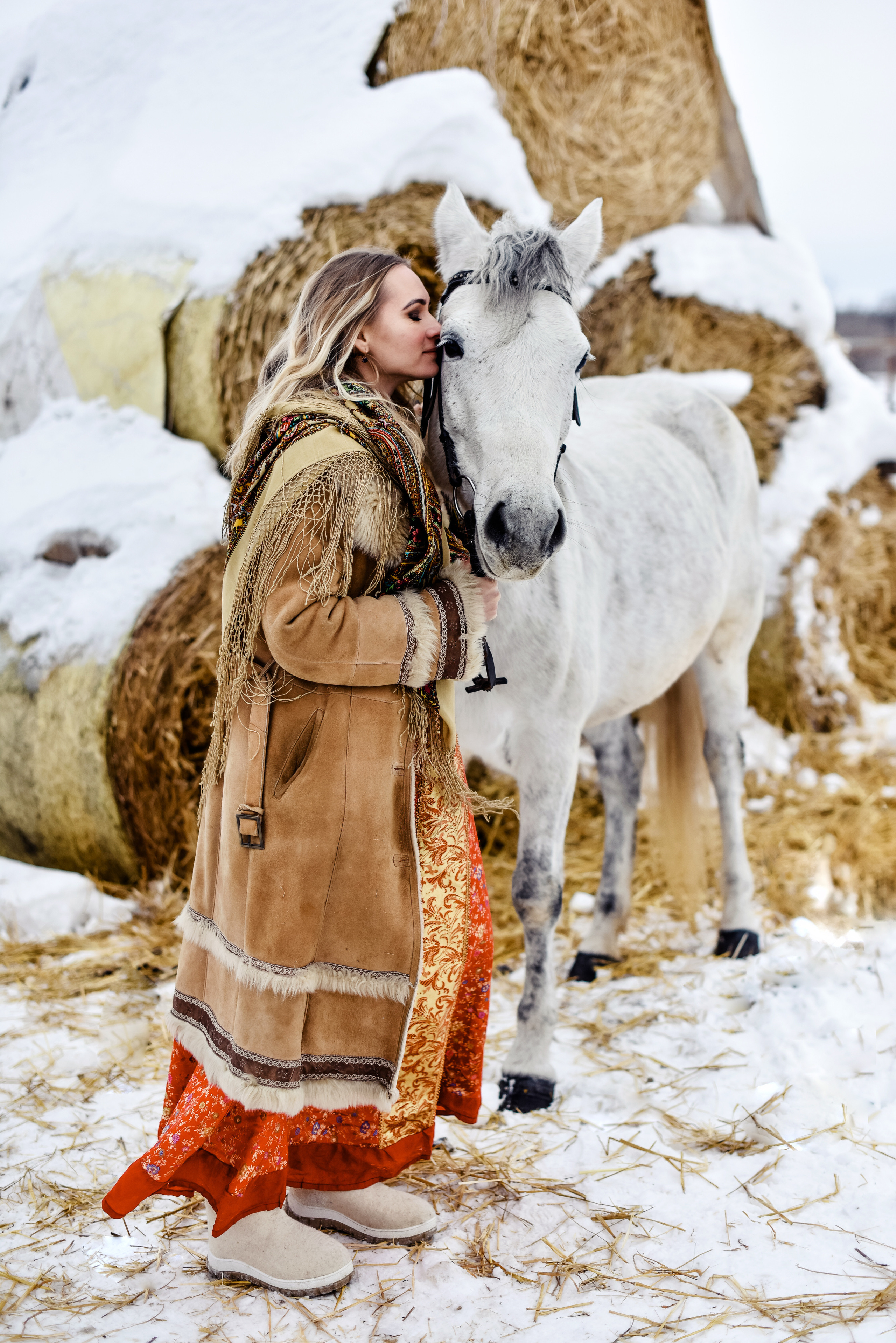 Анна и лошадки