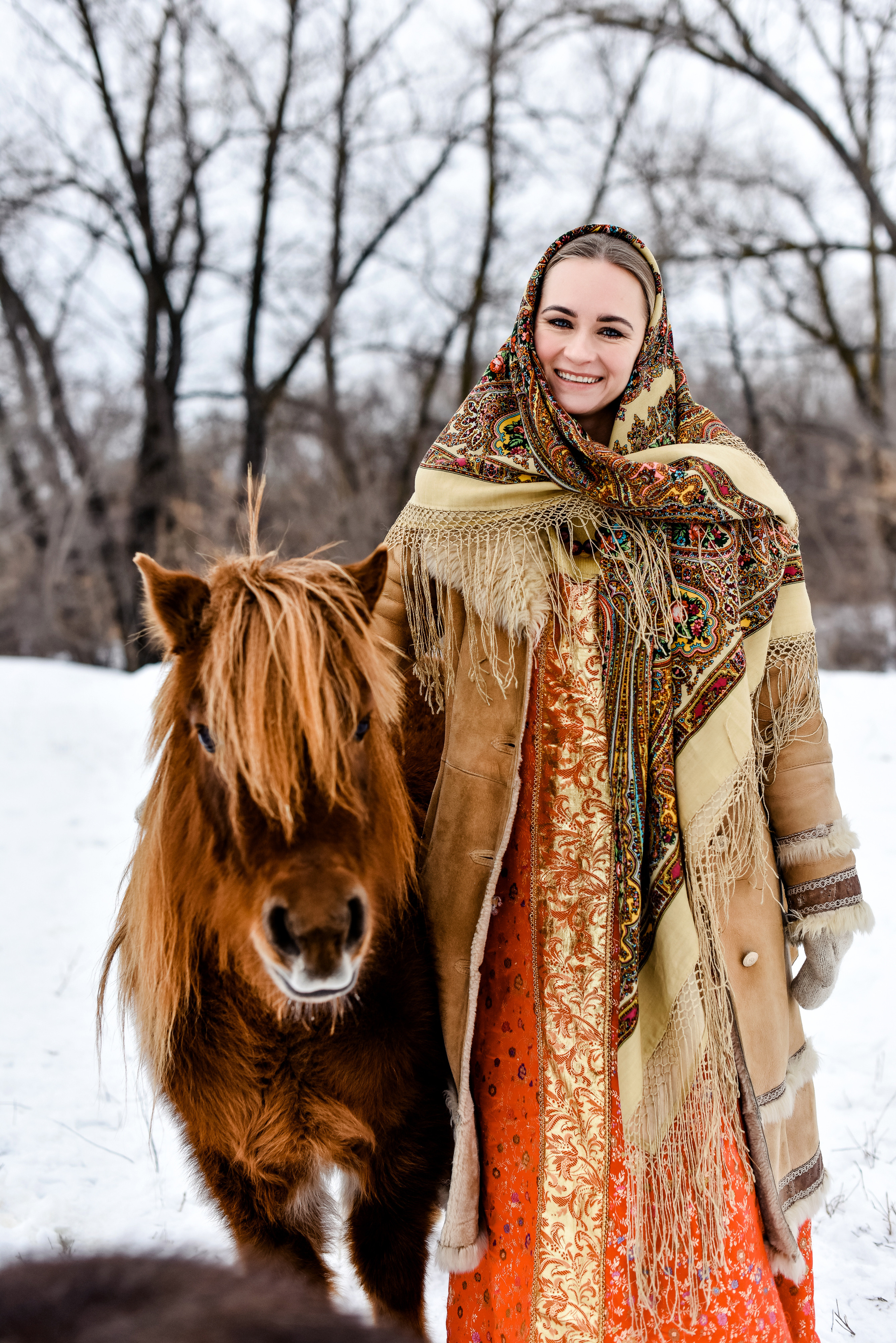 Анна и лошадки