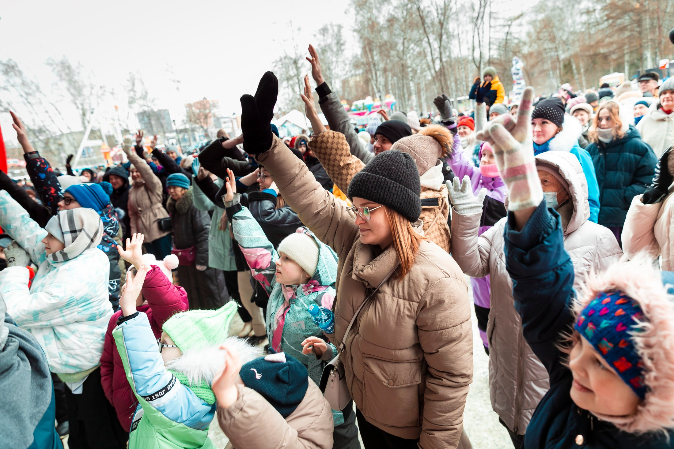 Масленица в берёзовой роще. Фотограф в Новосибирске Сергей Белов