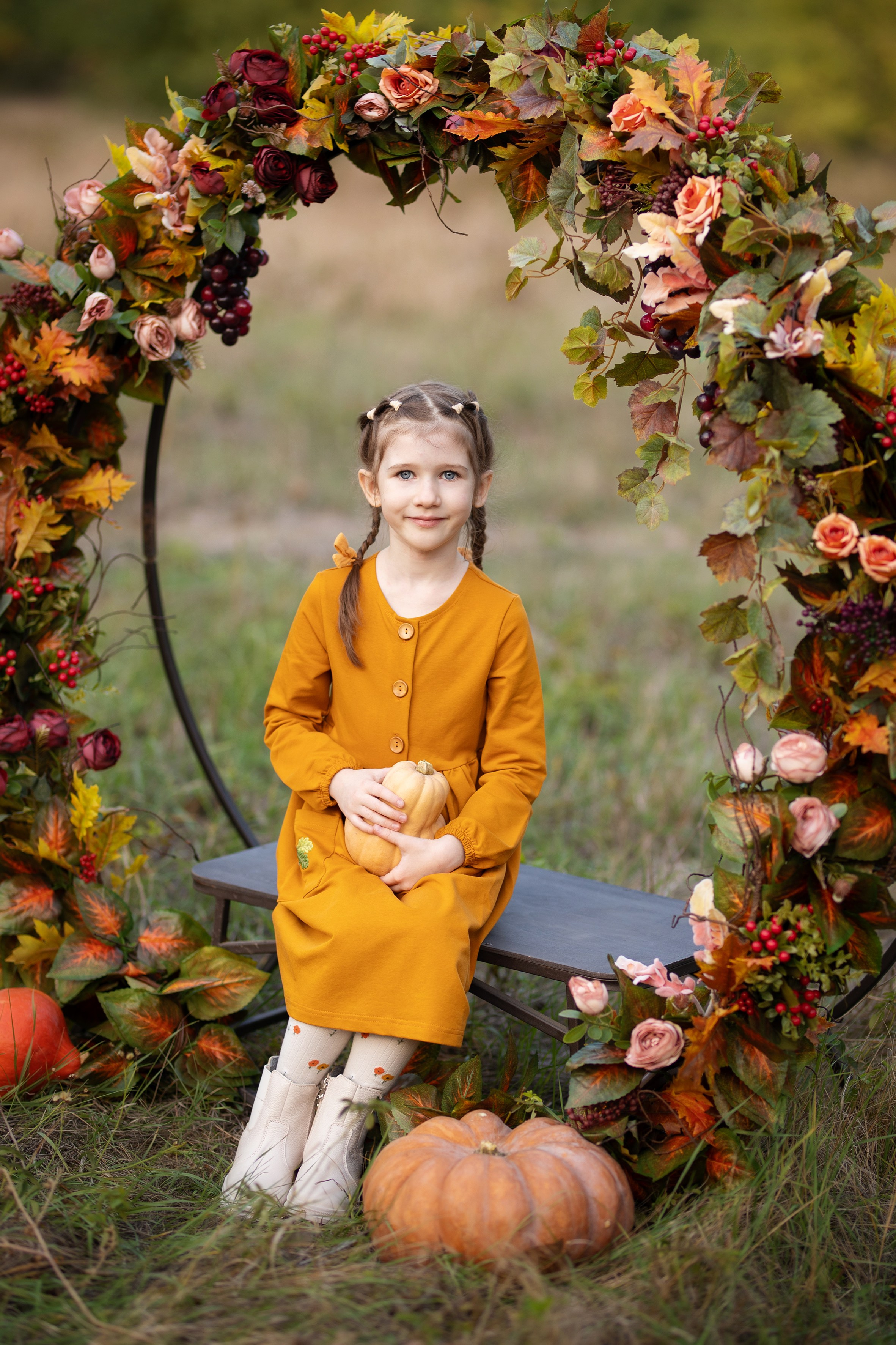 Осення фотосессия Василисы. Школьный фотограф в Краснодаре Юлия Войлова