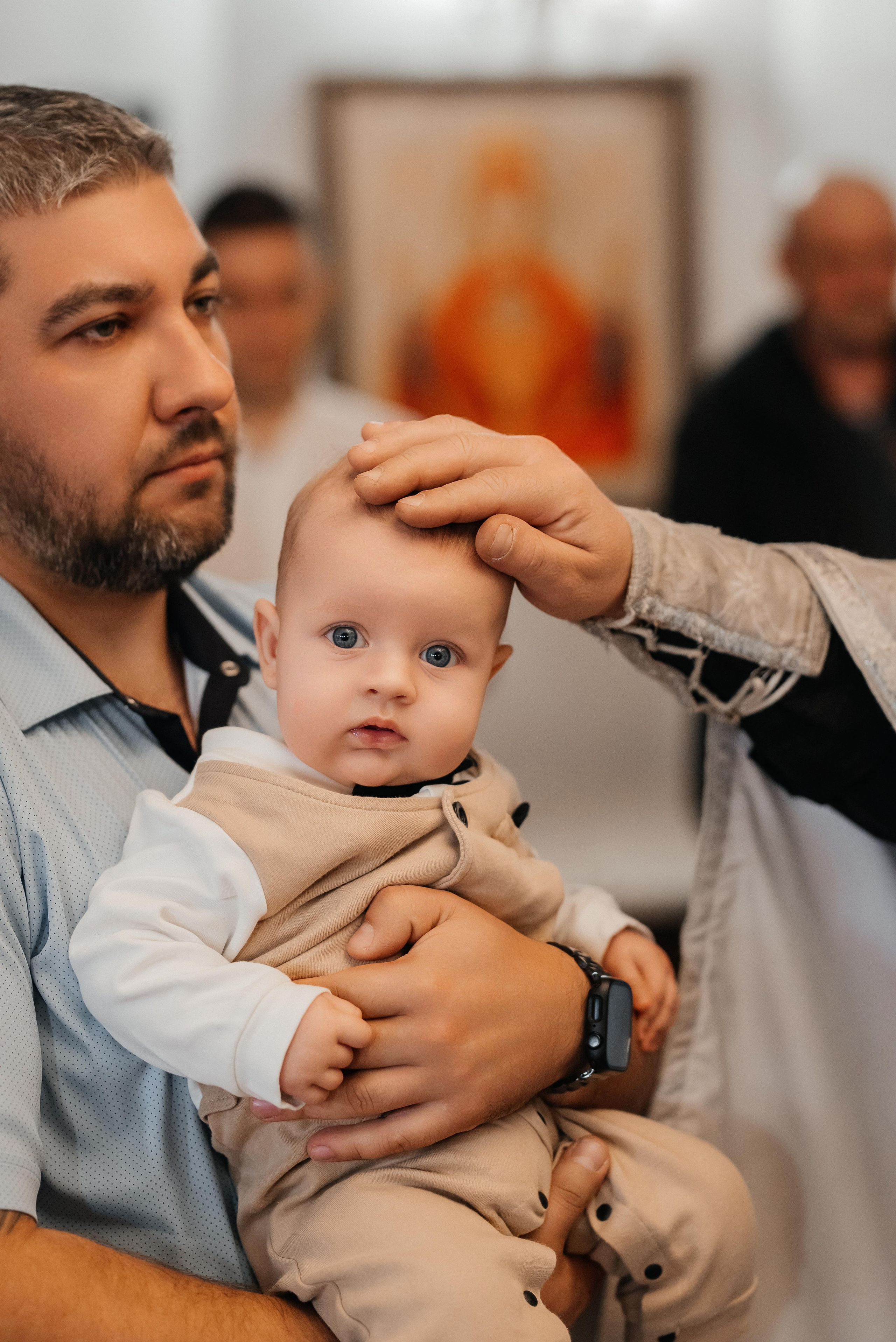 Крещение Ромы. Свадебный и семейный фотограф Яна Стражева. Волгоград, Москва