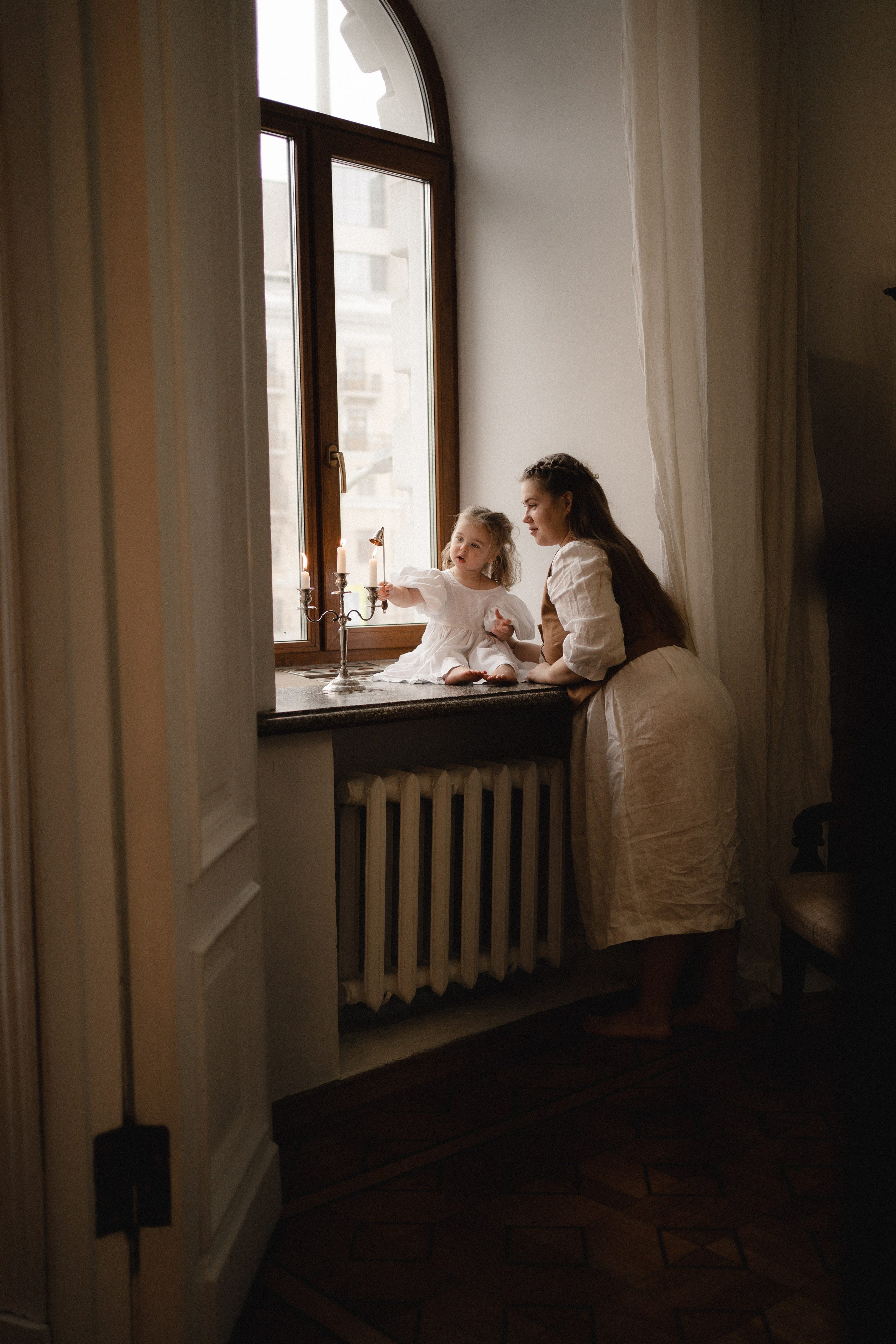 Винтажная фотосессия с дочкой. Семейный фотограф в Москве и в Домодедово Екатерина Патракова