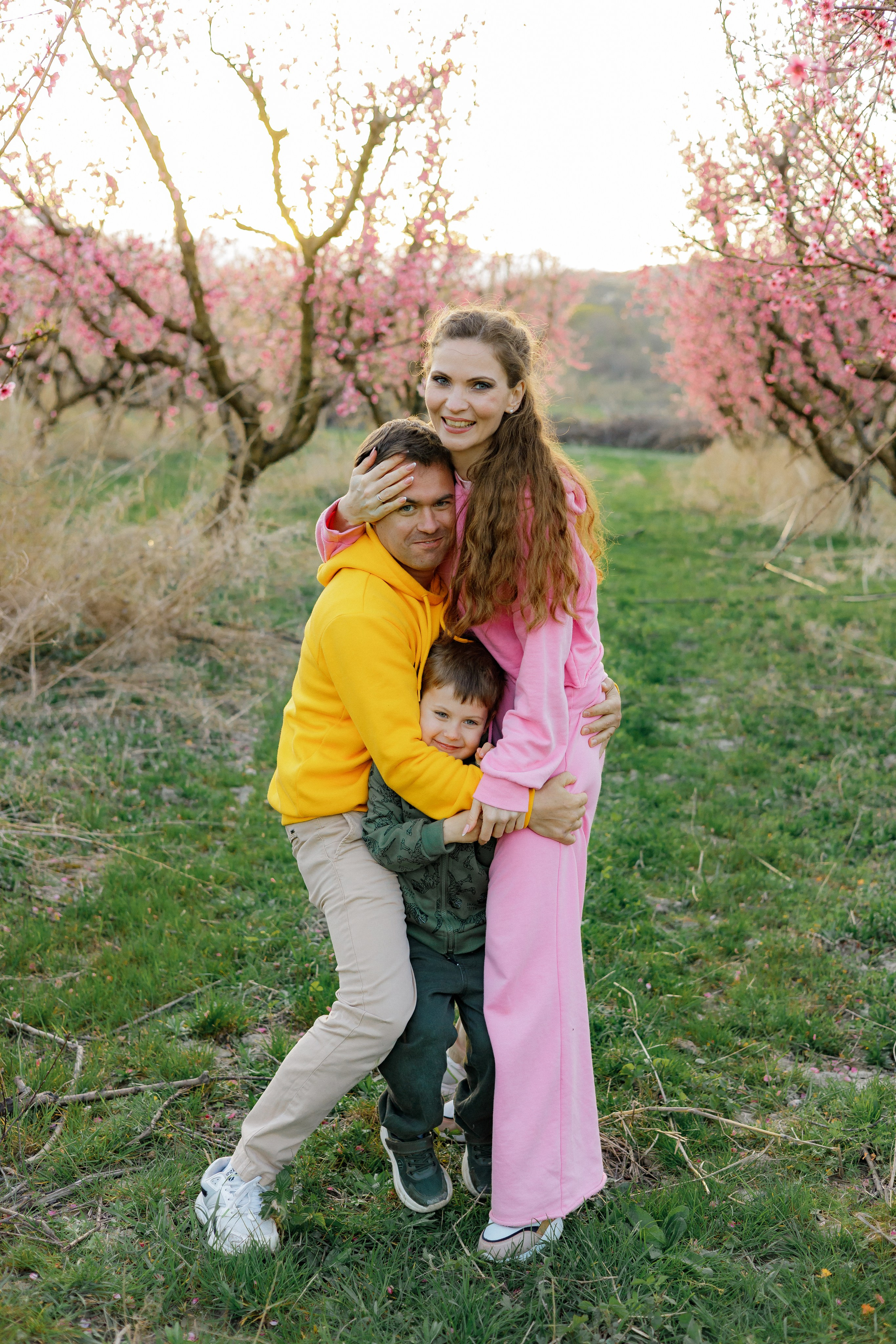 Закат в персиковом саду