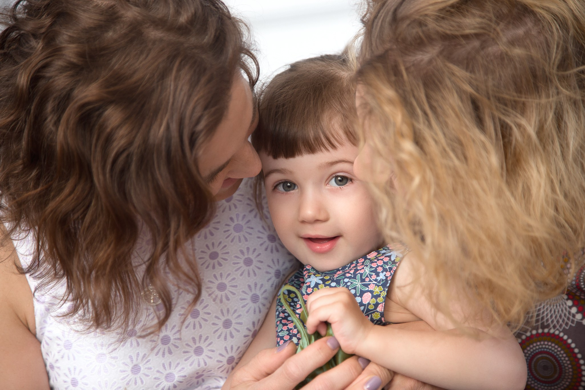 Мама и дочки. Фотограф Анастасия Малеева