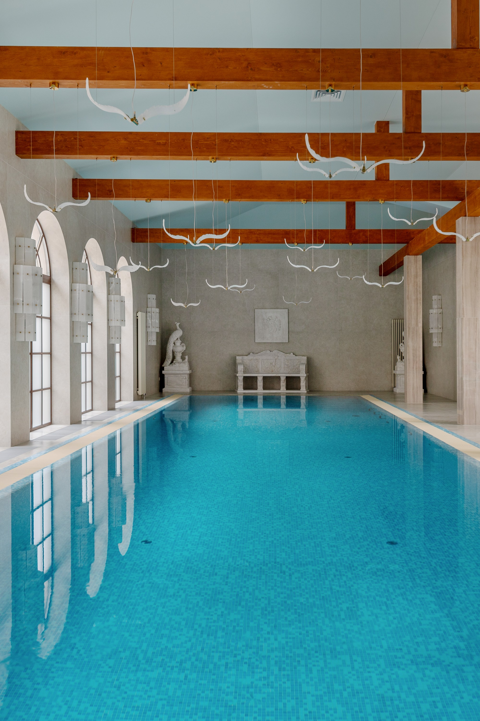 Интерьерная съемка бассейна. Интерьерный фотограф в Санкт-Петербурге Екатерина Цыбулько