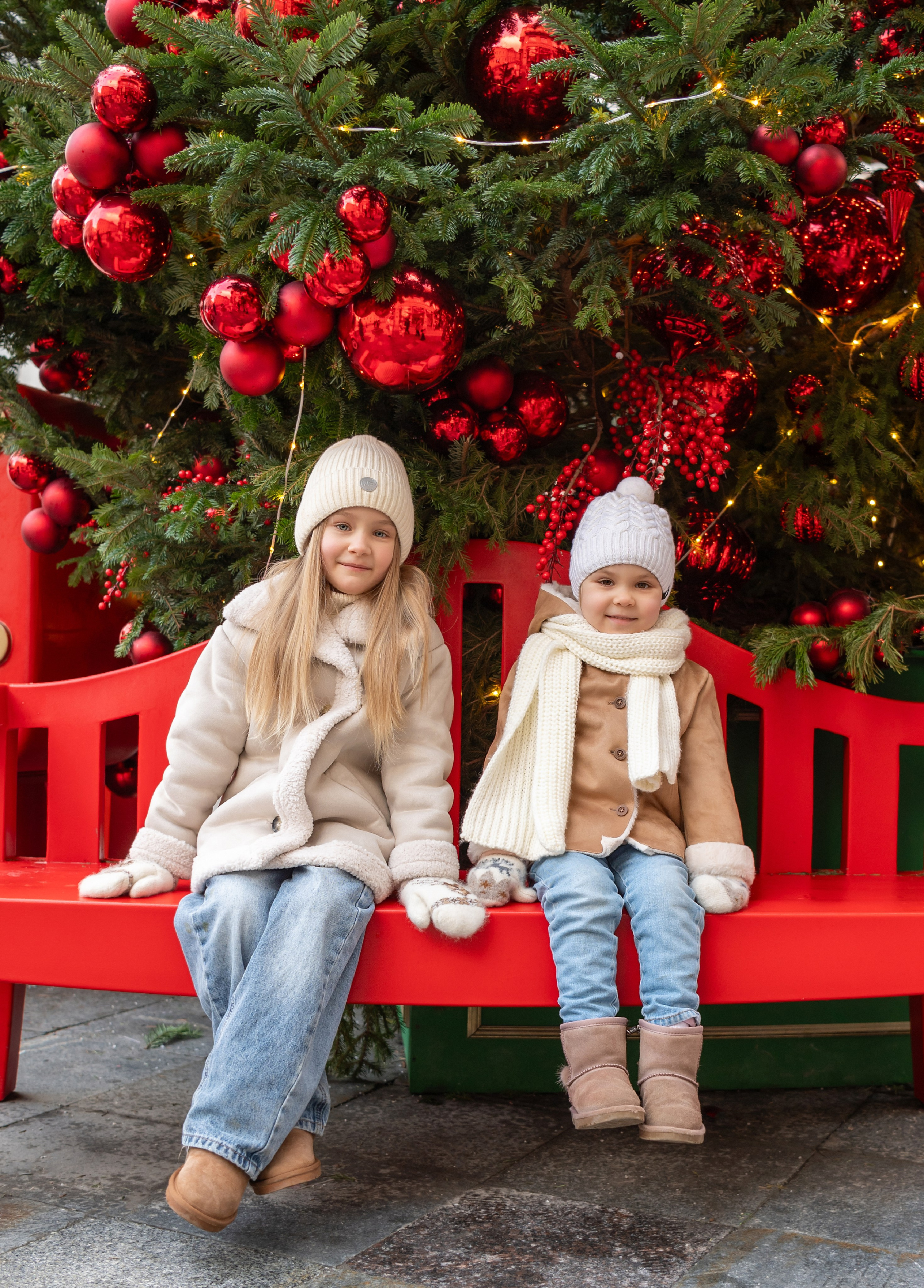 Новогодняя прогулка по Москве. Детский и семейный фотограф г. Москва Оксана Катаджи
