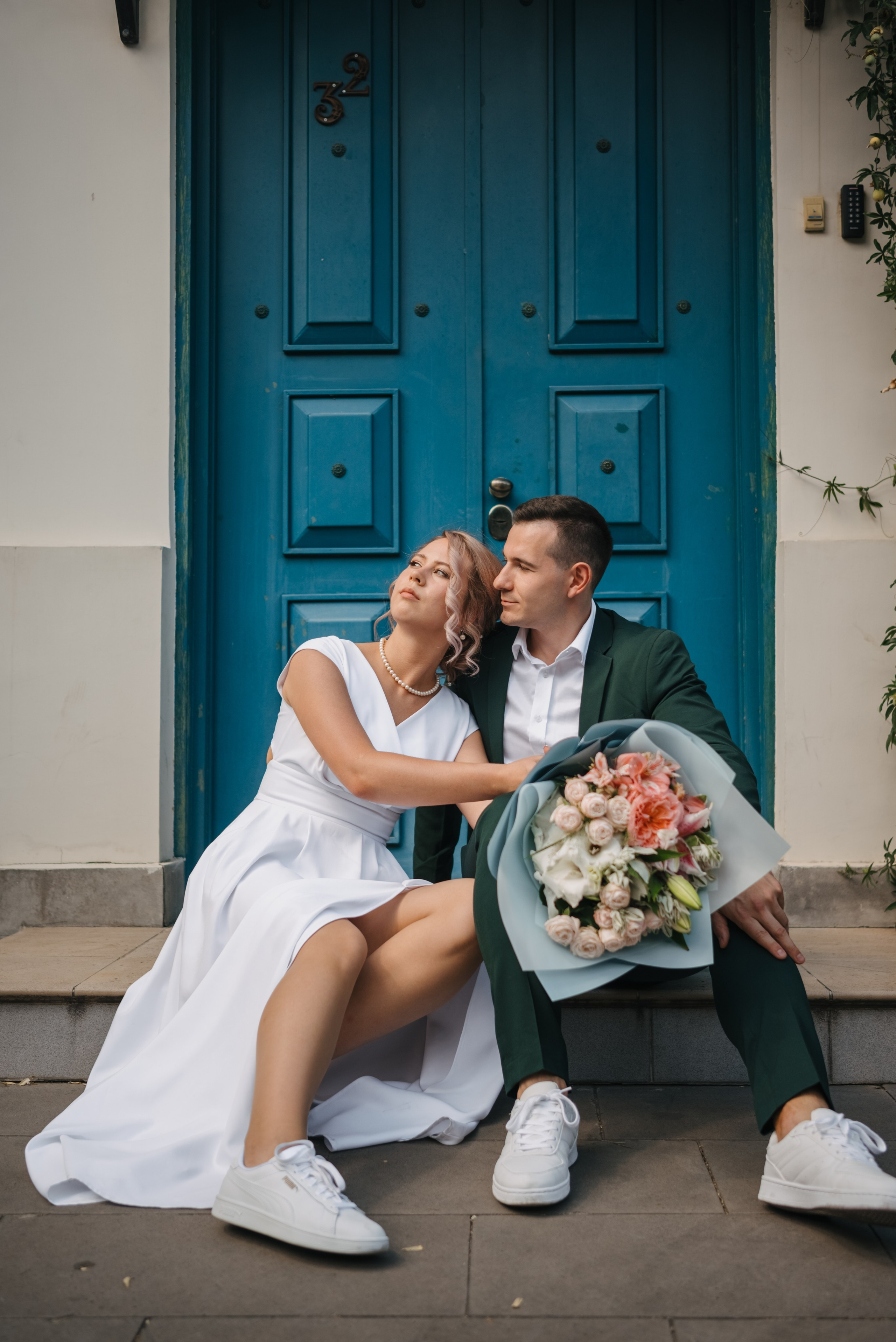 Свадебная прогулка Анны и Игоря. Портретный и свадебный фотограф в Тбилиси • xeniqo