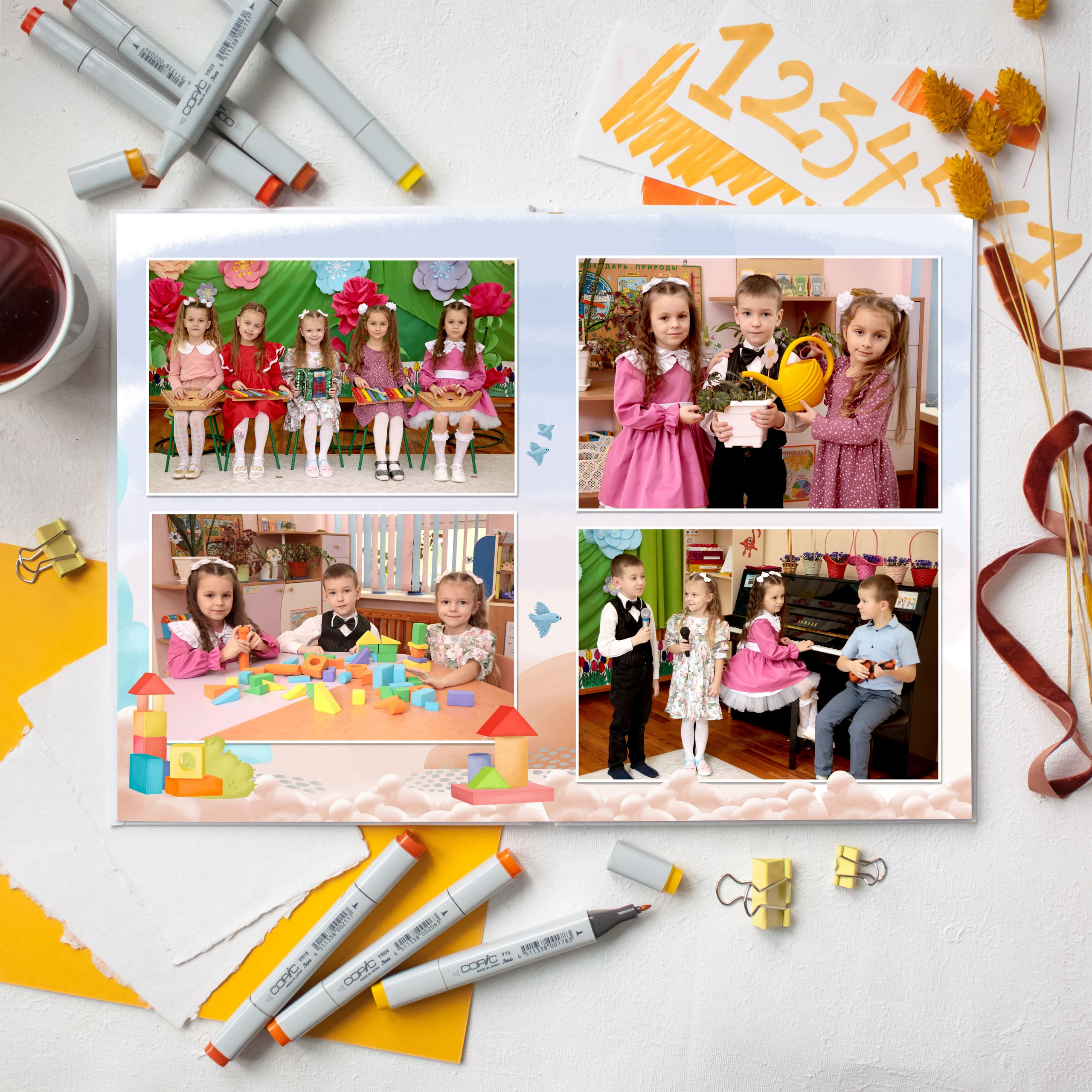 4 разворота_дс. Семейный и детский фотограф в Пинске Марина Русина