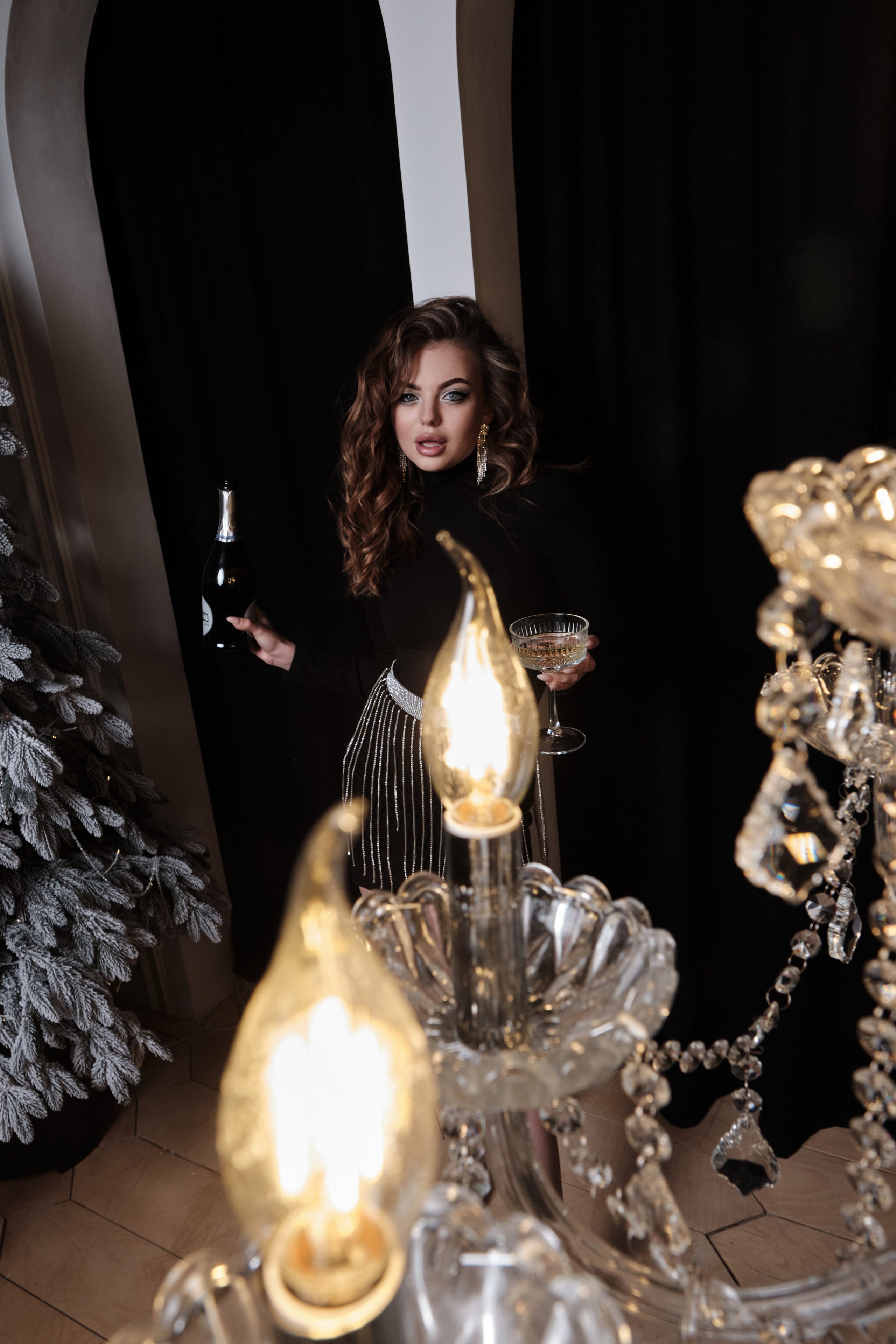 Диана. Новогодний портрет. Свадебный и портретный фотограф в Екатеринбурге Александр Блюденов