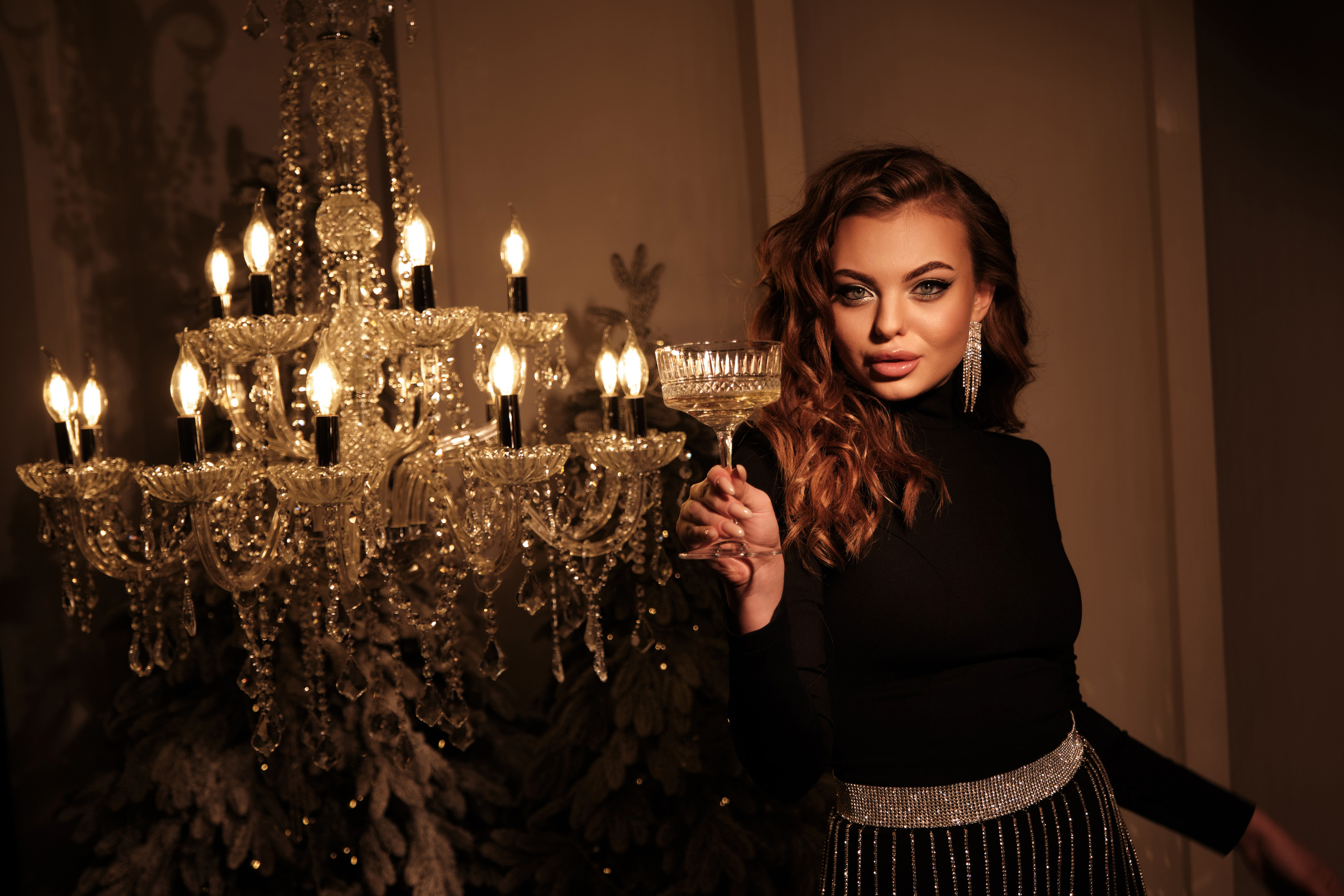 Диана. Новогодний портрет. Свадебный и портретный фотограф в Екатеринбурге Александр Блюденов