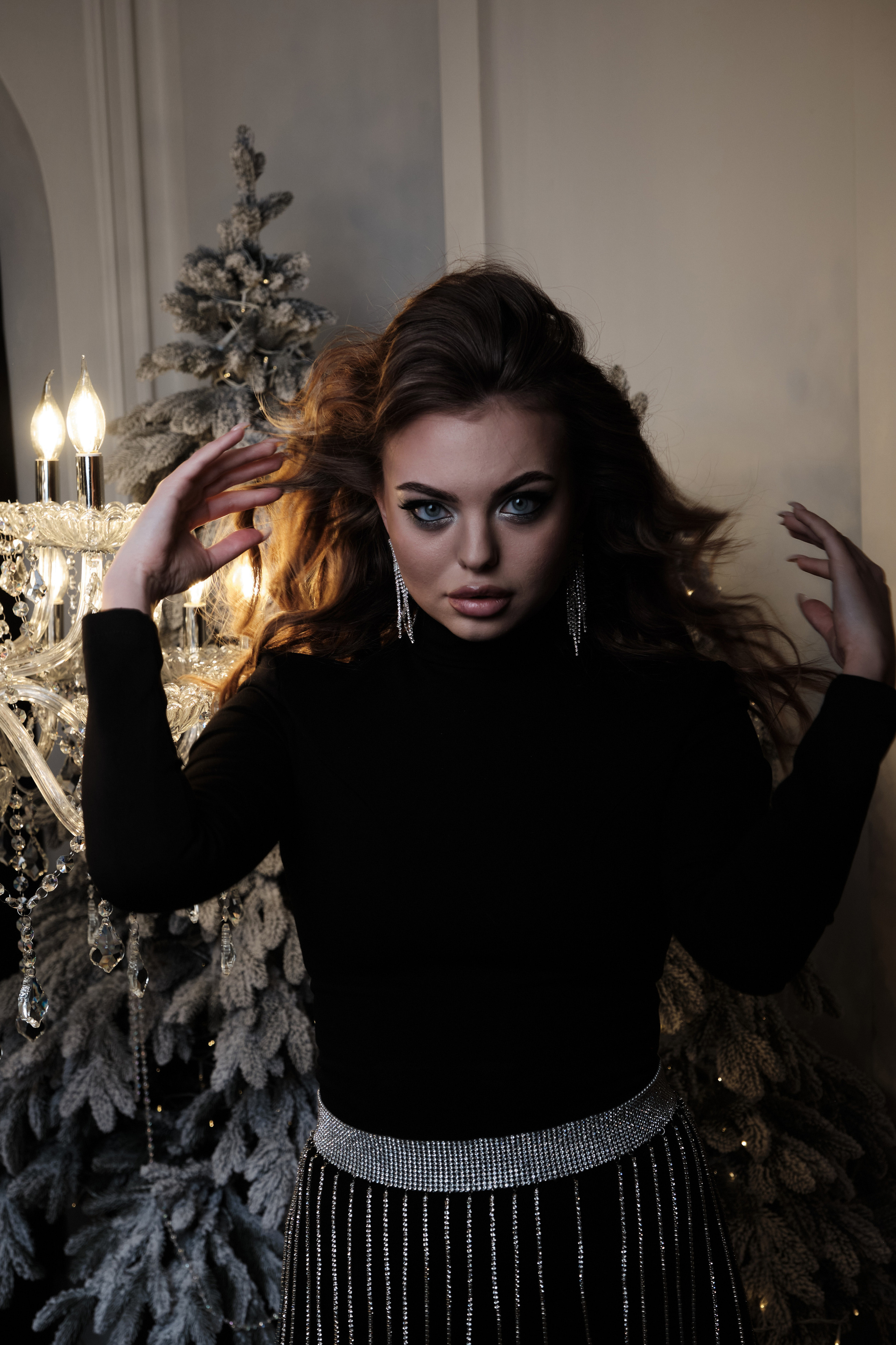 Диана. Новогодний портрет. Свадебный и портретный фотограф в Екатеринбурге Александр Блюденов