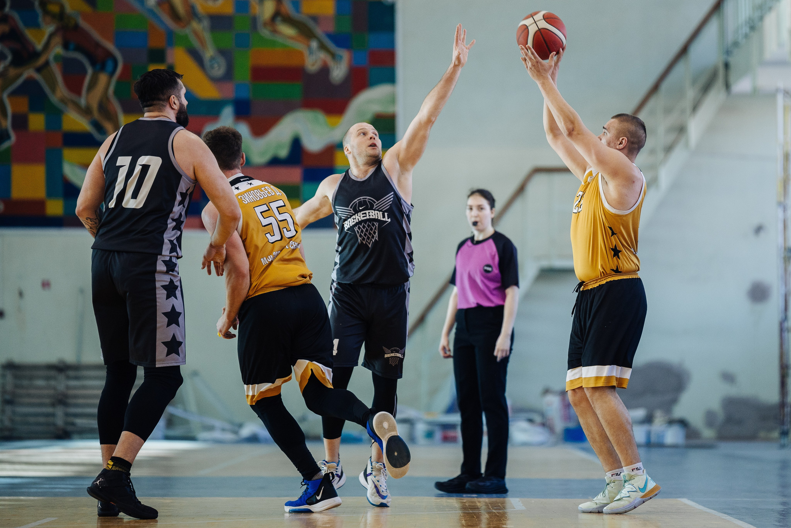 Любительский Чемпионат Магнитогорска по баскетболу // 09.02.25. Денис Прохоров Фотограф в г. Магнитогорск