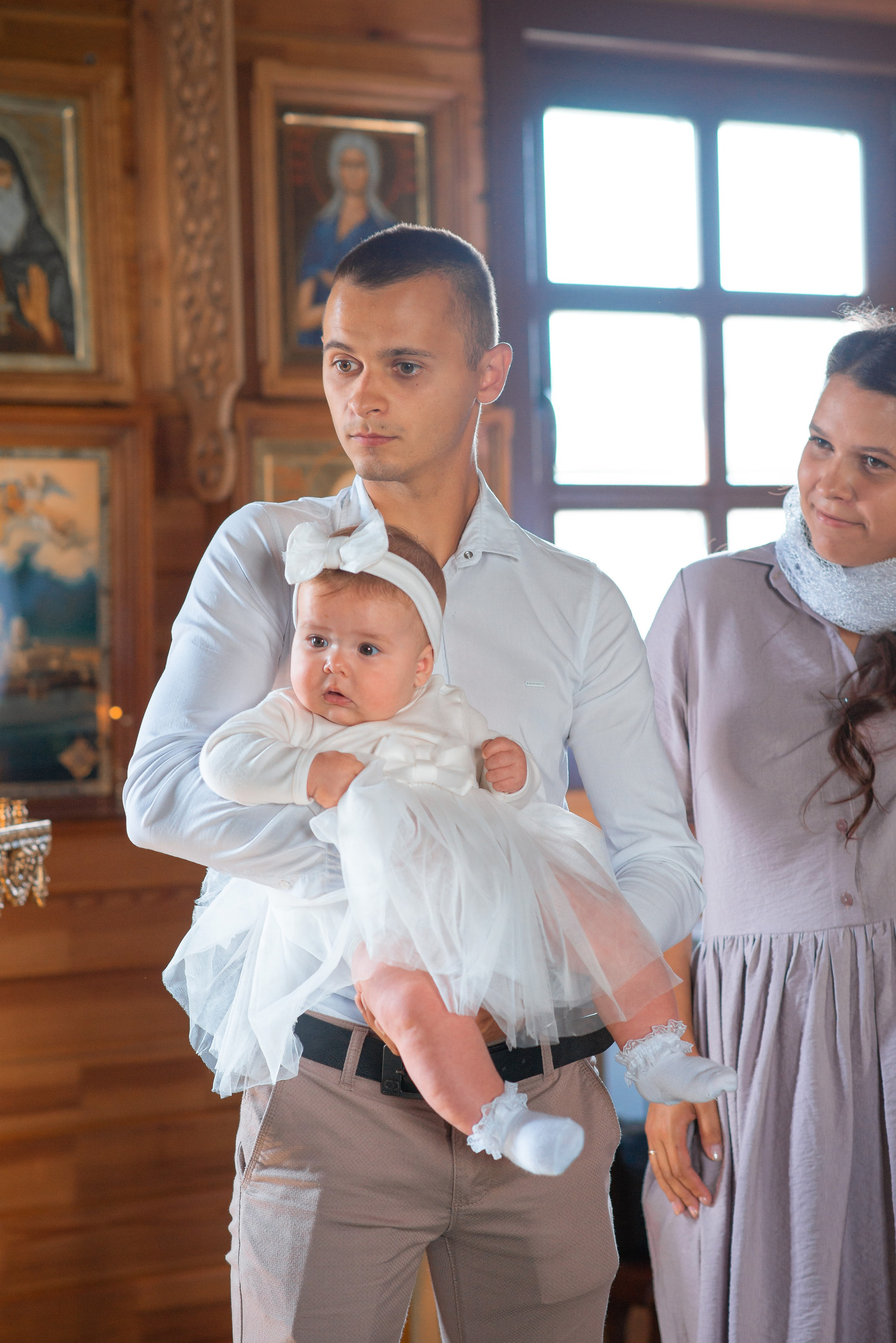 Крещение сестрички хр. Николая Японского. Семейный фотограф на выписку из роддома и крещение Минск Настя Гришук