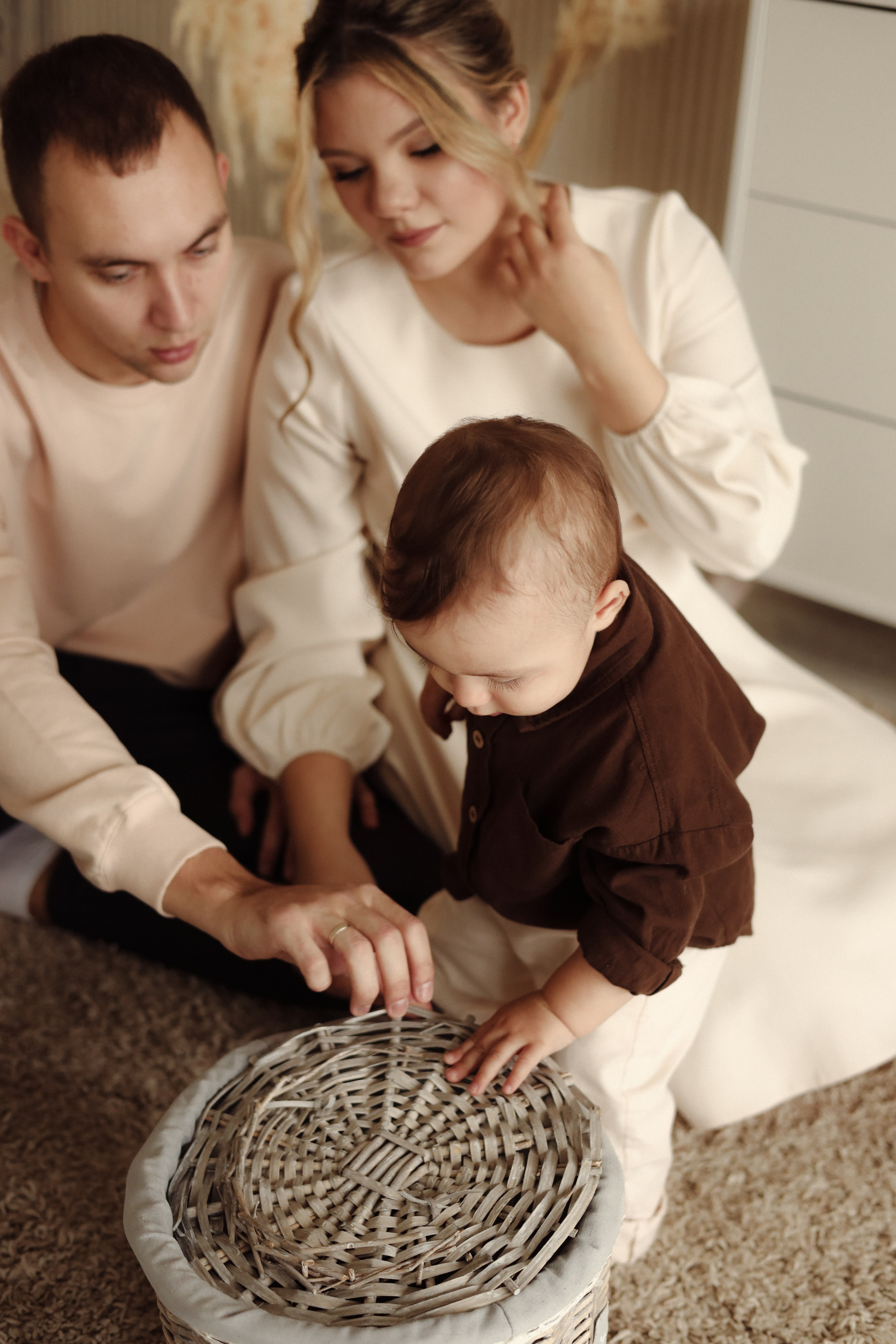 Вадим, Глебушка, Лиза. Фотограф Мария Лаенко