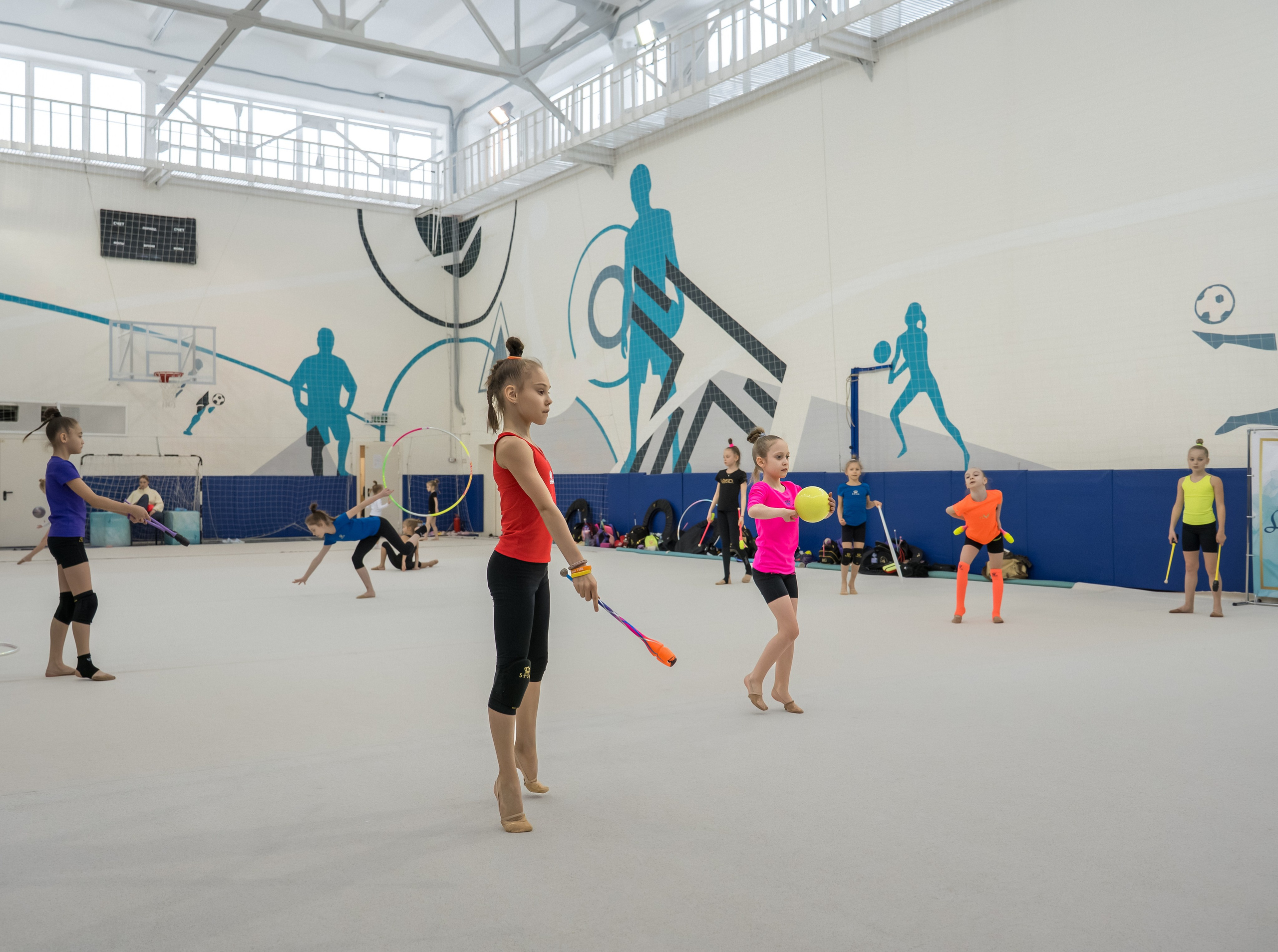 Тренировочный процесс. Художественная гимнастика. Фотограф в Москве