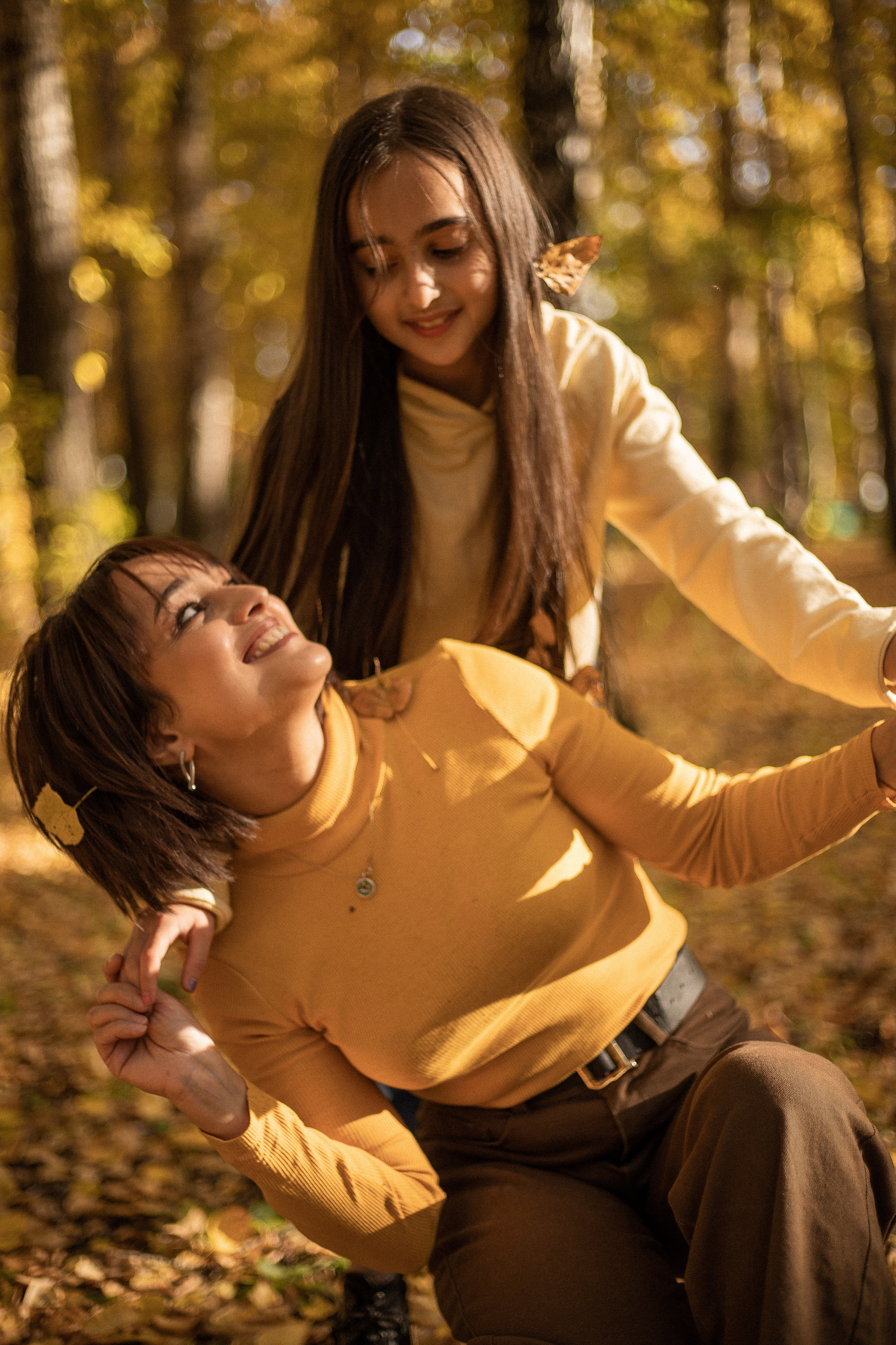 Семейная фотосессия - Дамы с собачкой. Семейный и женский фотограф Кемерово Мария Степ