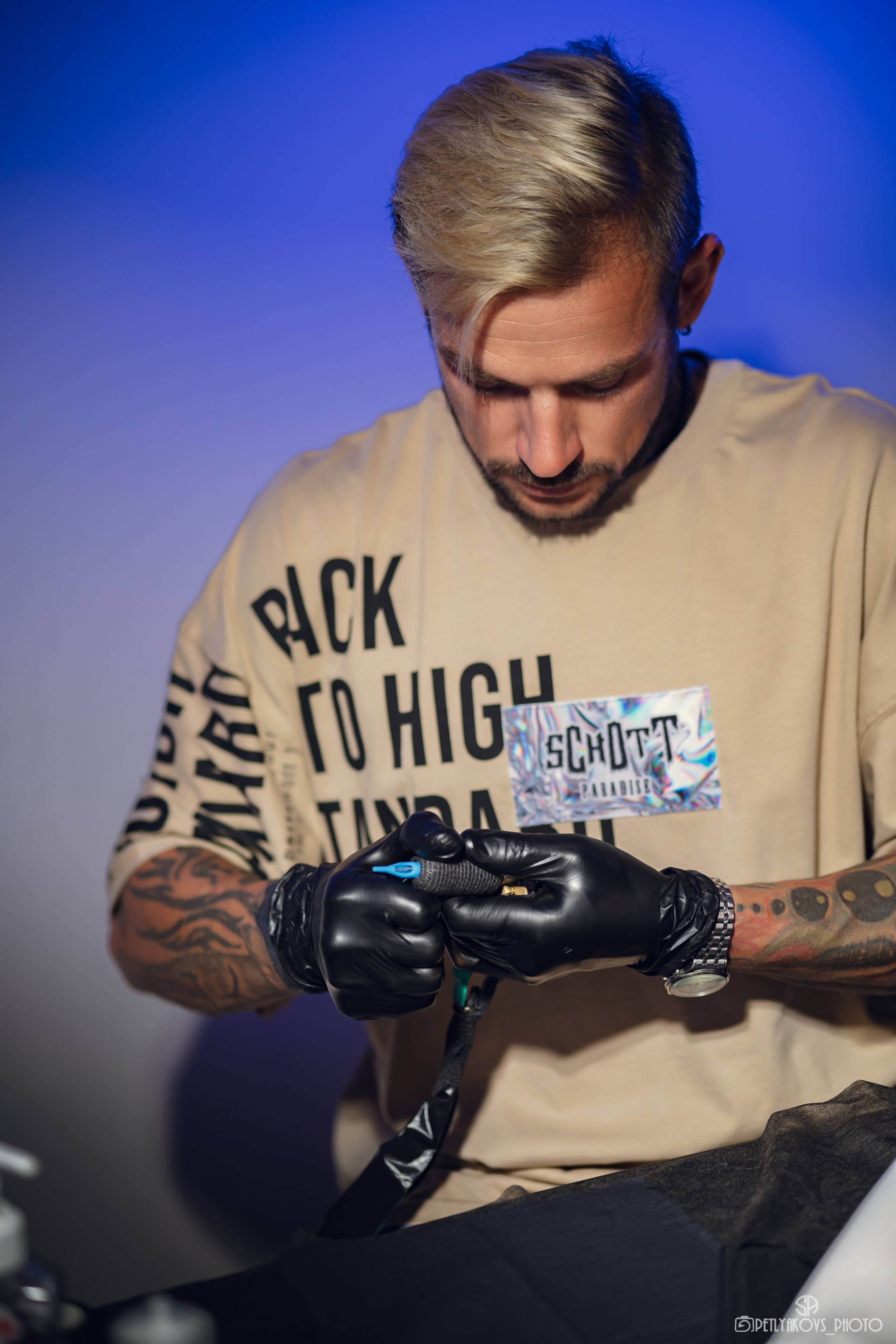 Фотосессия для мастера тату Александра. Фотограф, видеограф Пятигорск, Ставрополь, Ессентуки, Petlyakovs_photo