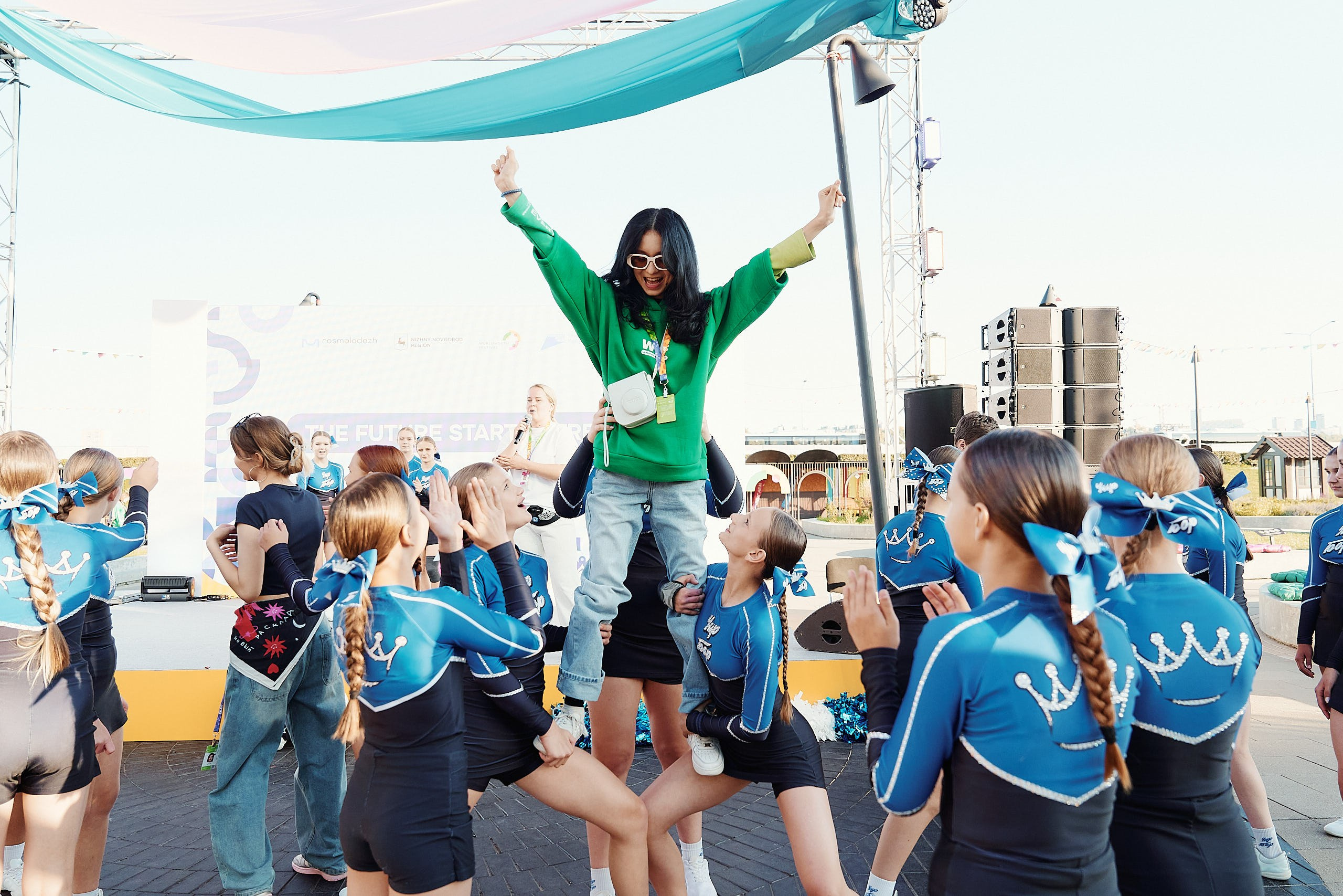 Слет фестиваля молодежи 2025. Репортажная съемка в Москве