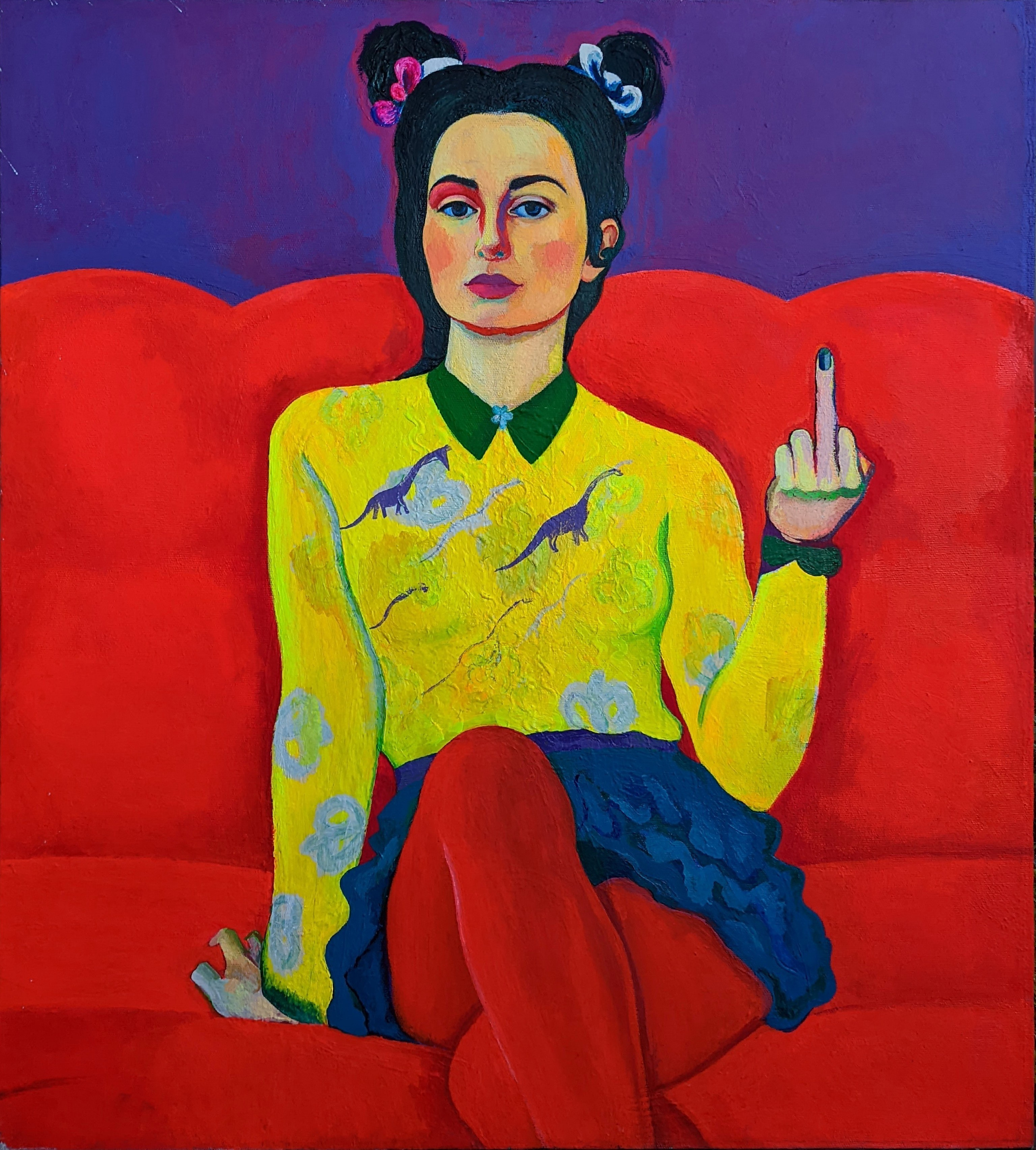 I am free. Ruzanna Teterina artist, St.Petersburg, Russia