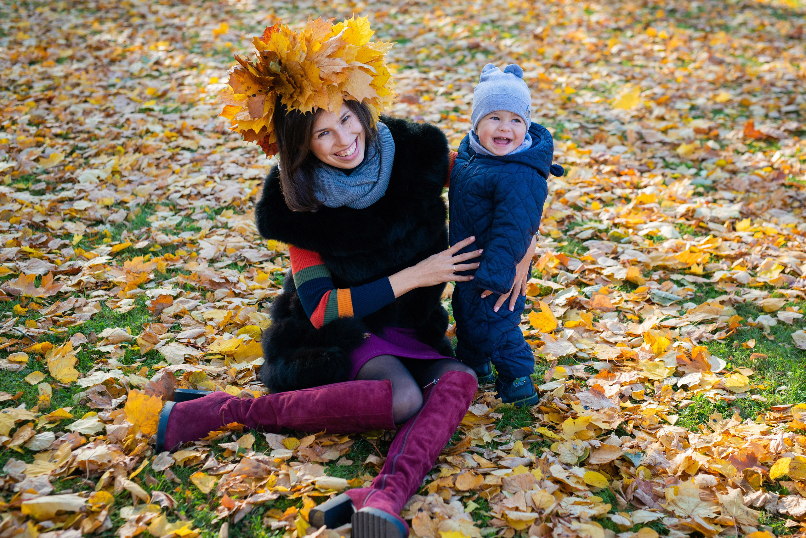 Егор, Валерия и Андрей осенняя прогулка. Портретный, семейный и свадебный фотограф в Санкт-Петербурге и в Пушкине Ширяев Денис