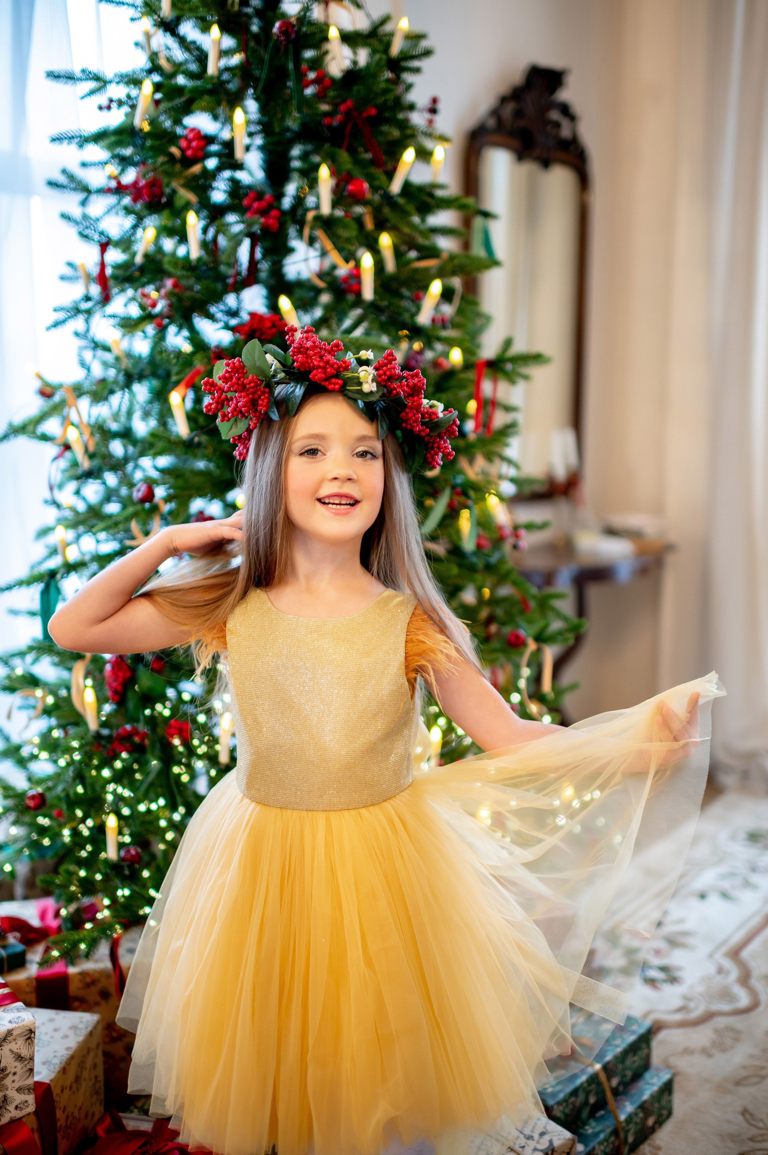 Новогодняя фотосессия в Leona Stage. Портретный, семейный и свадебный фотограф в Санкт-Петербурге и в Пушкине Ширяев Денис