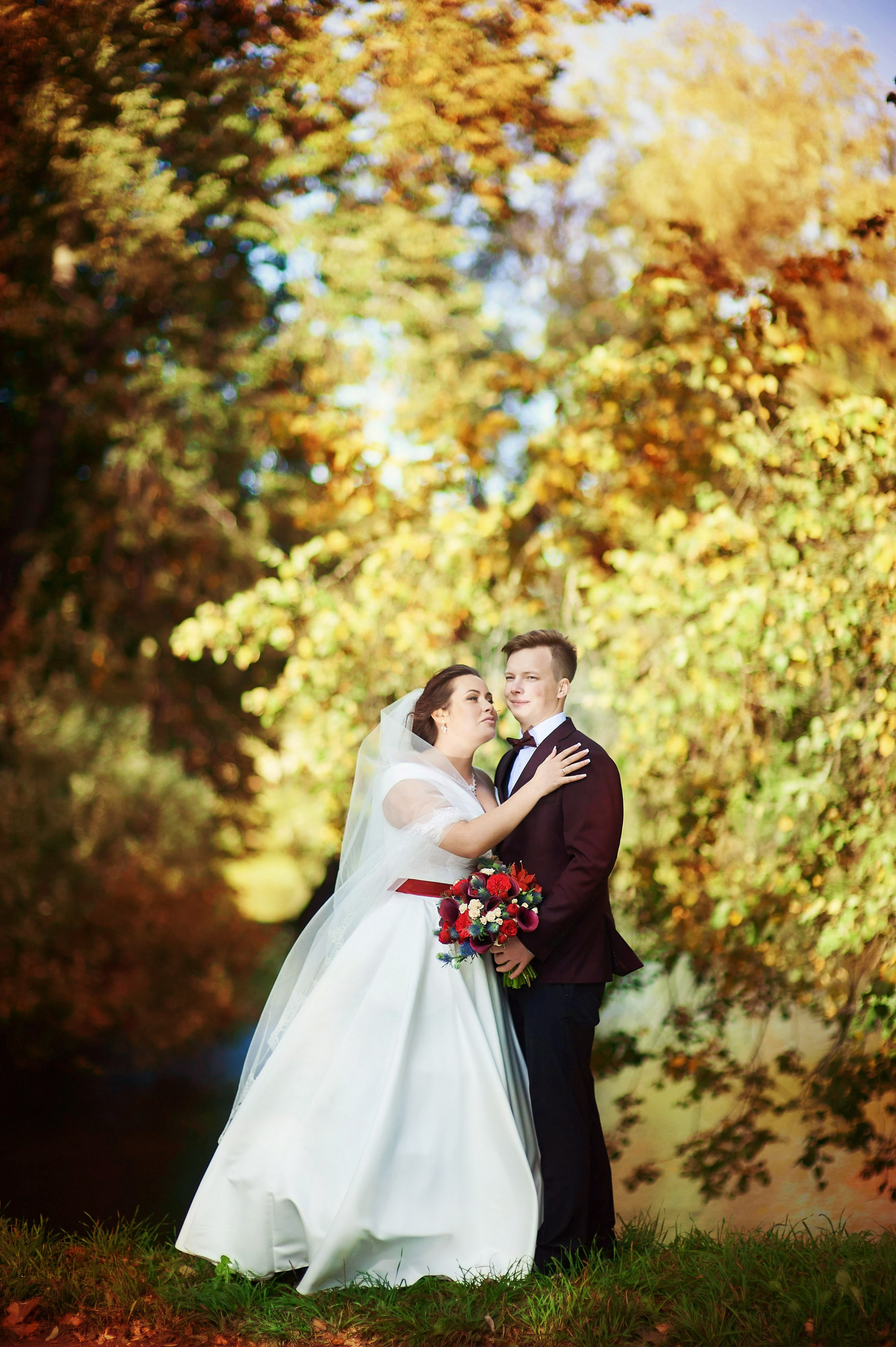 Ангелина и Сергей (фотосессия в осеннем Пушкине). Портретный, семейный и свадебный фотограф в Санкт-Петербурге и в Пушкине Ширяев Денис