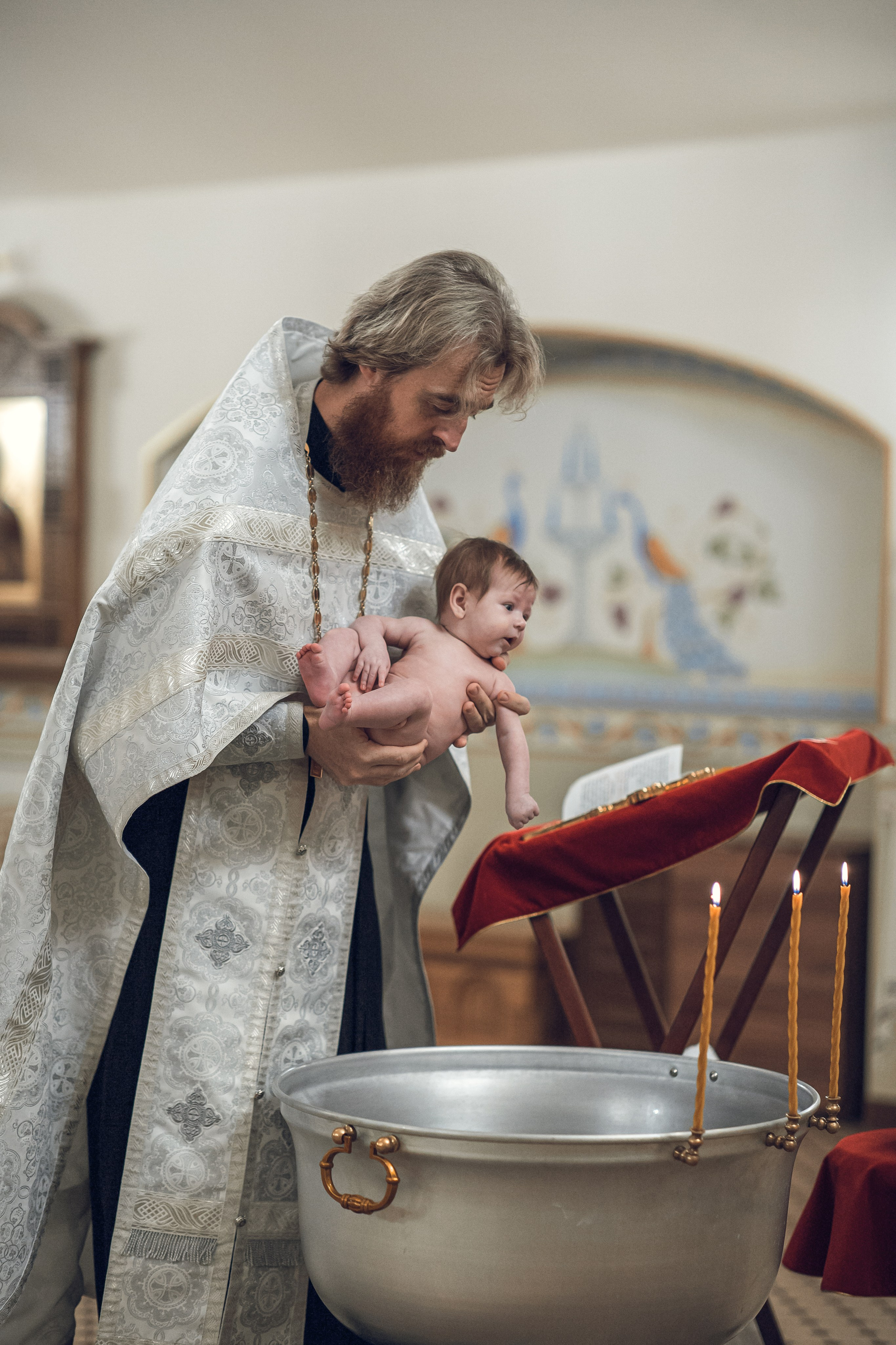 Крещение Полины. Фотограф на крещение в Рязани. Семейный фотограф