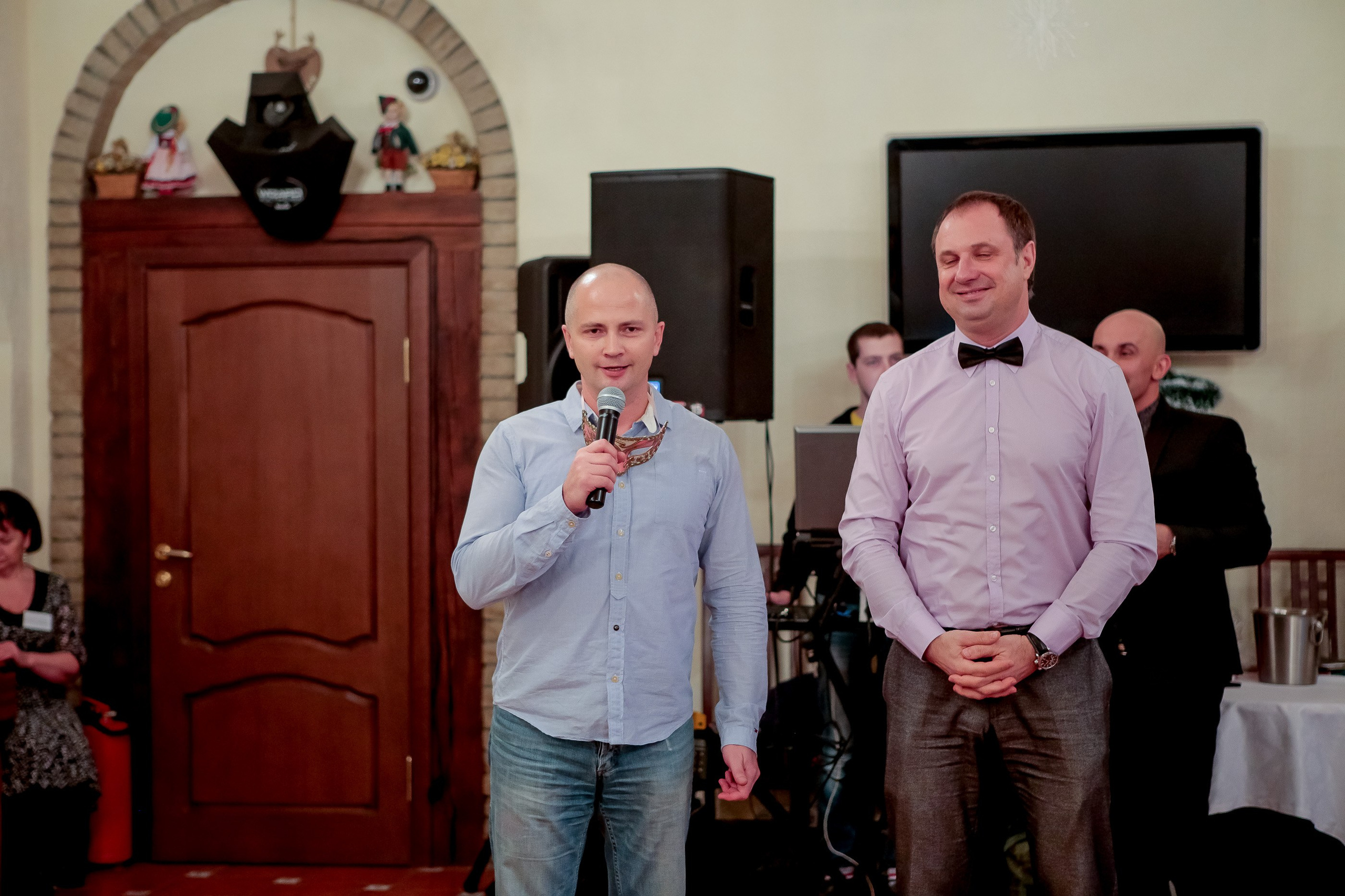 Корпоратив. Max Matvich and Victoria Basova are professionals in their field