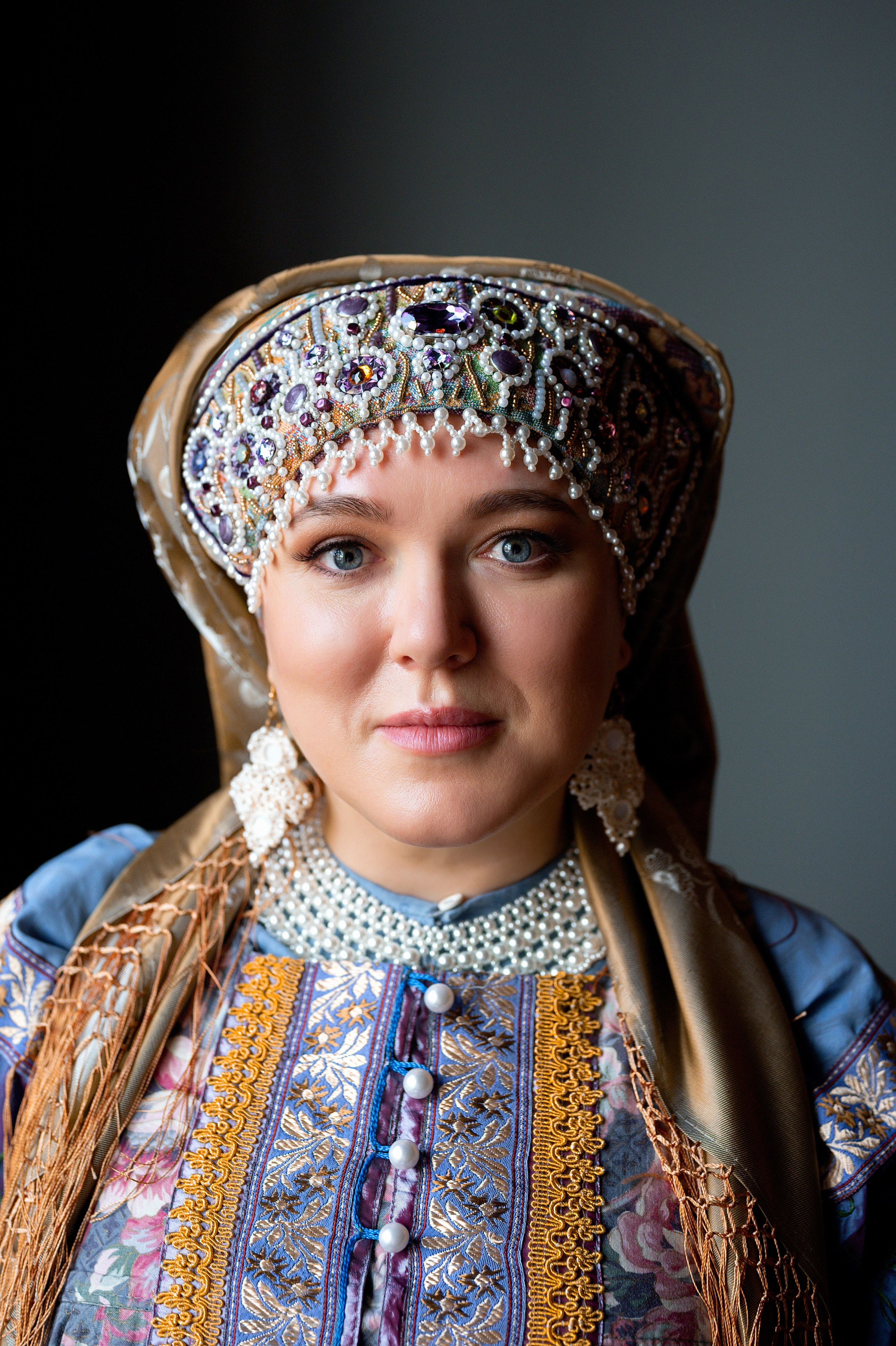 Фотосессия в русском народном костюме. Фотограф Юлия Кондратьева