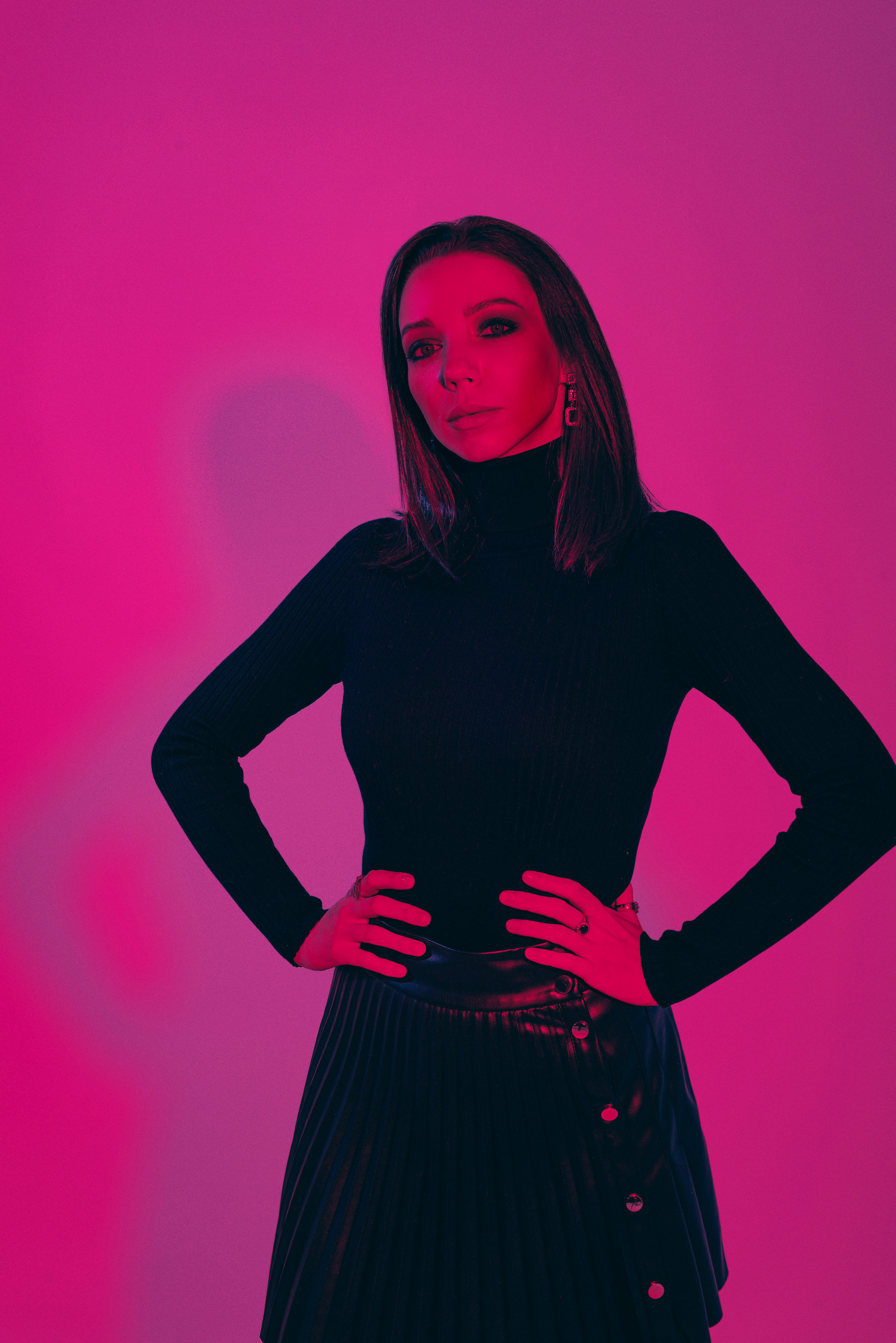 Трансформационная фотоссесия с цветным светом и яркими образами. Фотограф в Санкт-Петербурге Марина Парникова