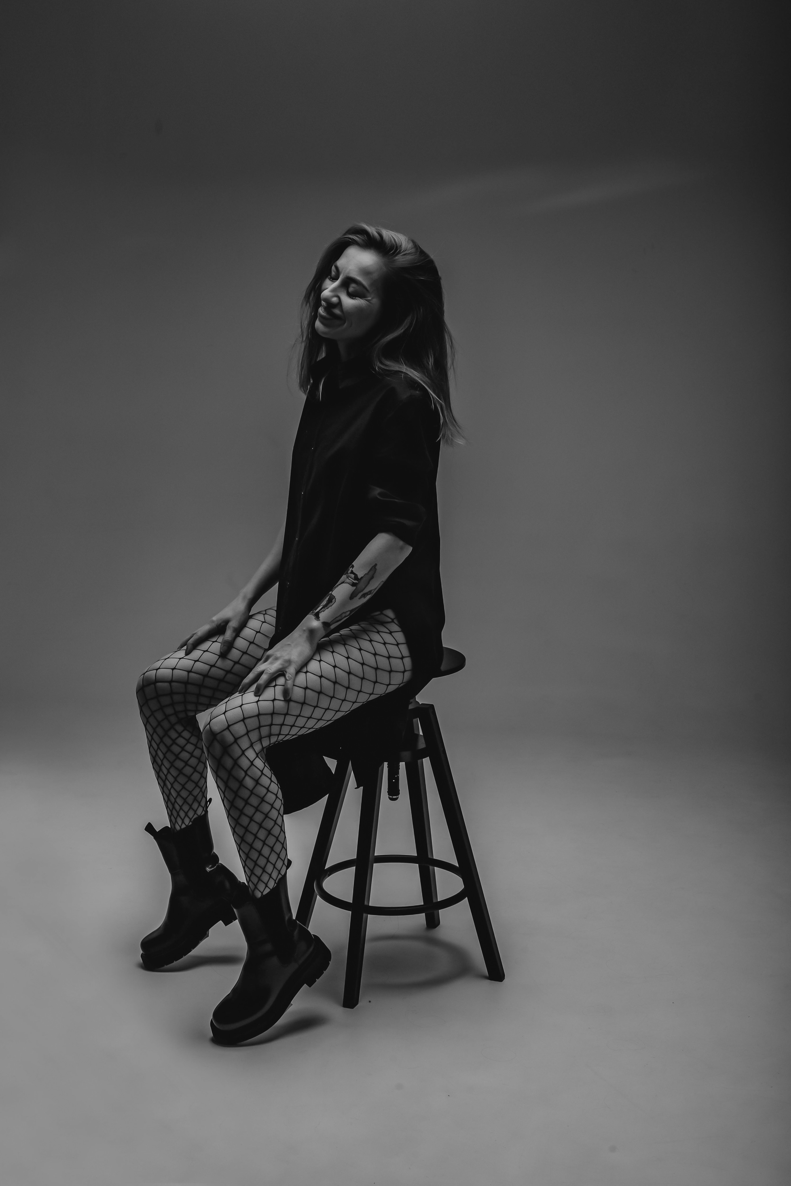 Трансформационная фотоссесия с цветным светом и яркими образами. Фотограф в Санкт-Петербурге Марина Парникова