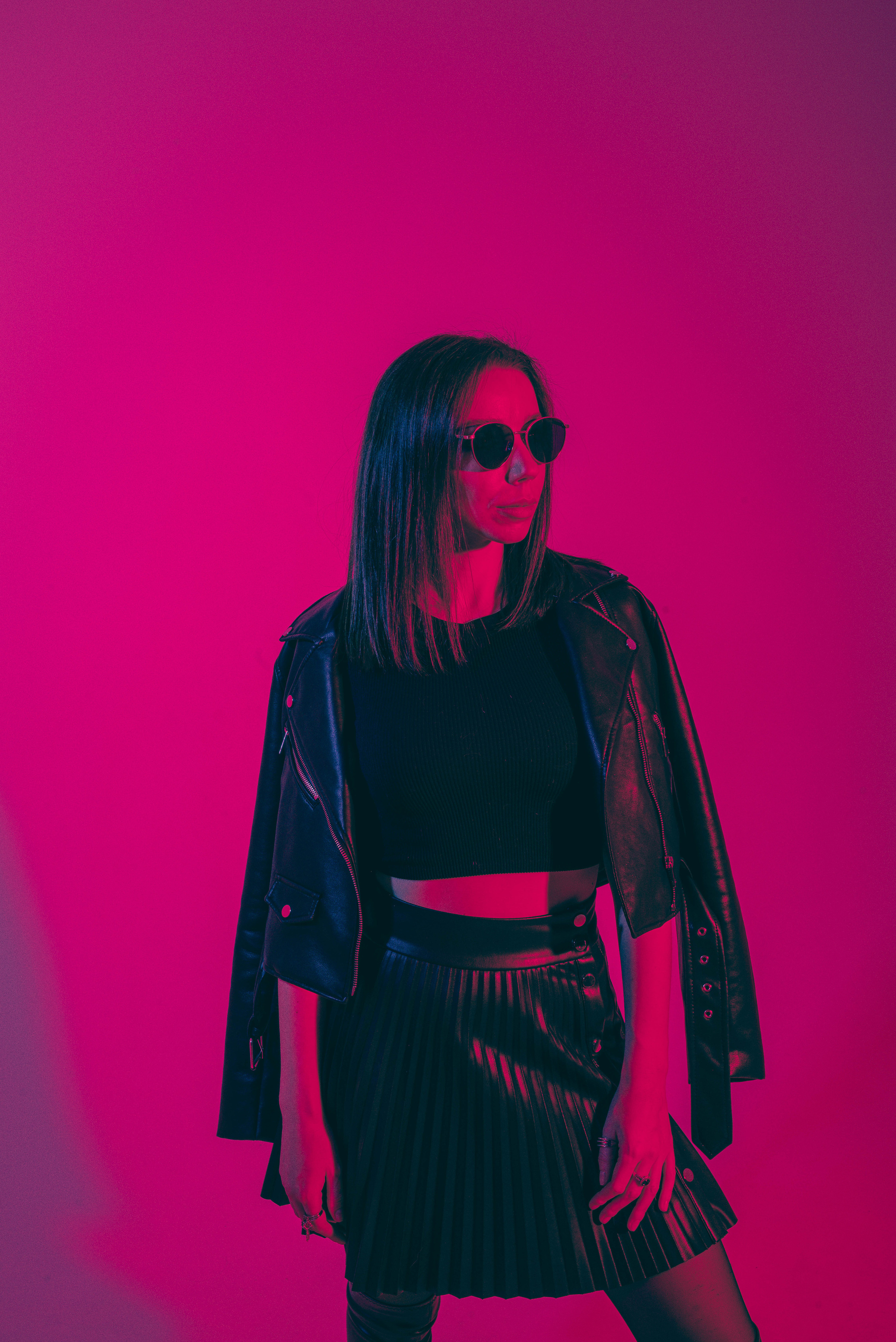 Трансформационная фотоссесия с цветным светом и яркими образами. Фотограф в Санкт-Петербурге Марина Парникова